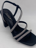 SPEZIAL - Sandalo BIS SOFT Nero/Argento art.7555 - Donna