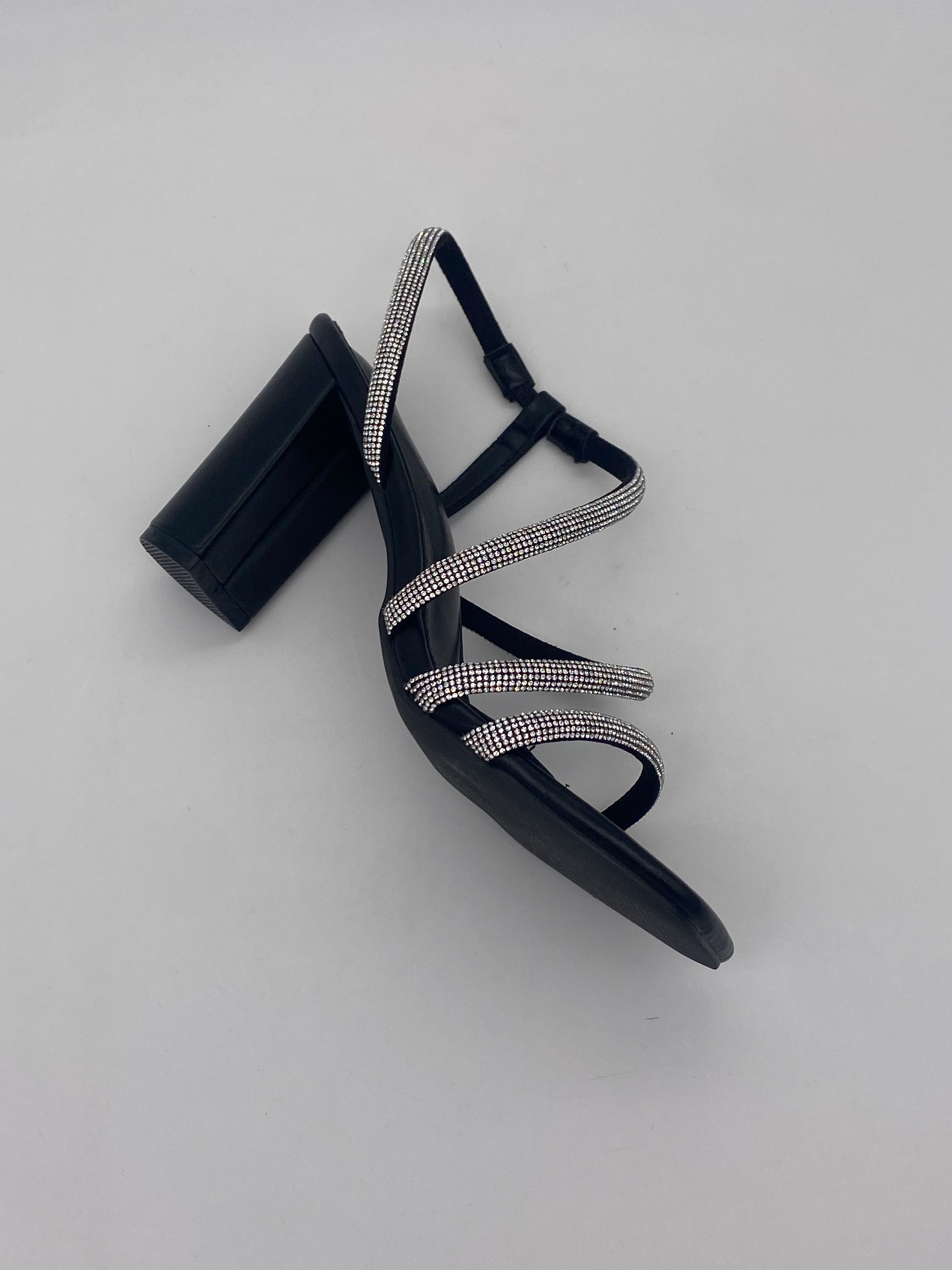 SPEZIAL - Sandalo BIS SOFT Nero/Argento art.7555 - Donna