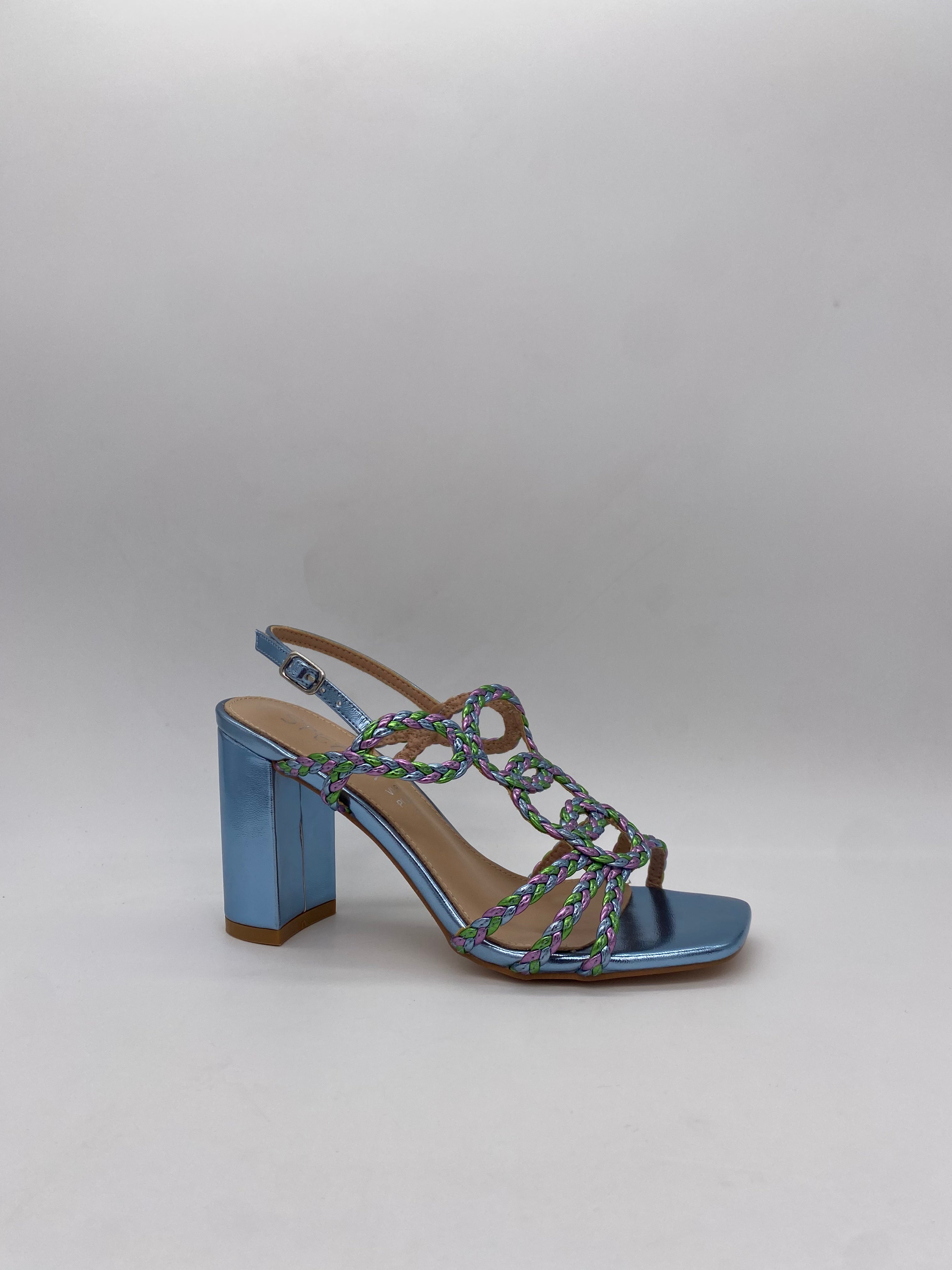 SPEZIAL - Sandalo Laminata/Multicolor/Oro art.7568 BIS - Donna