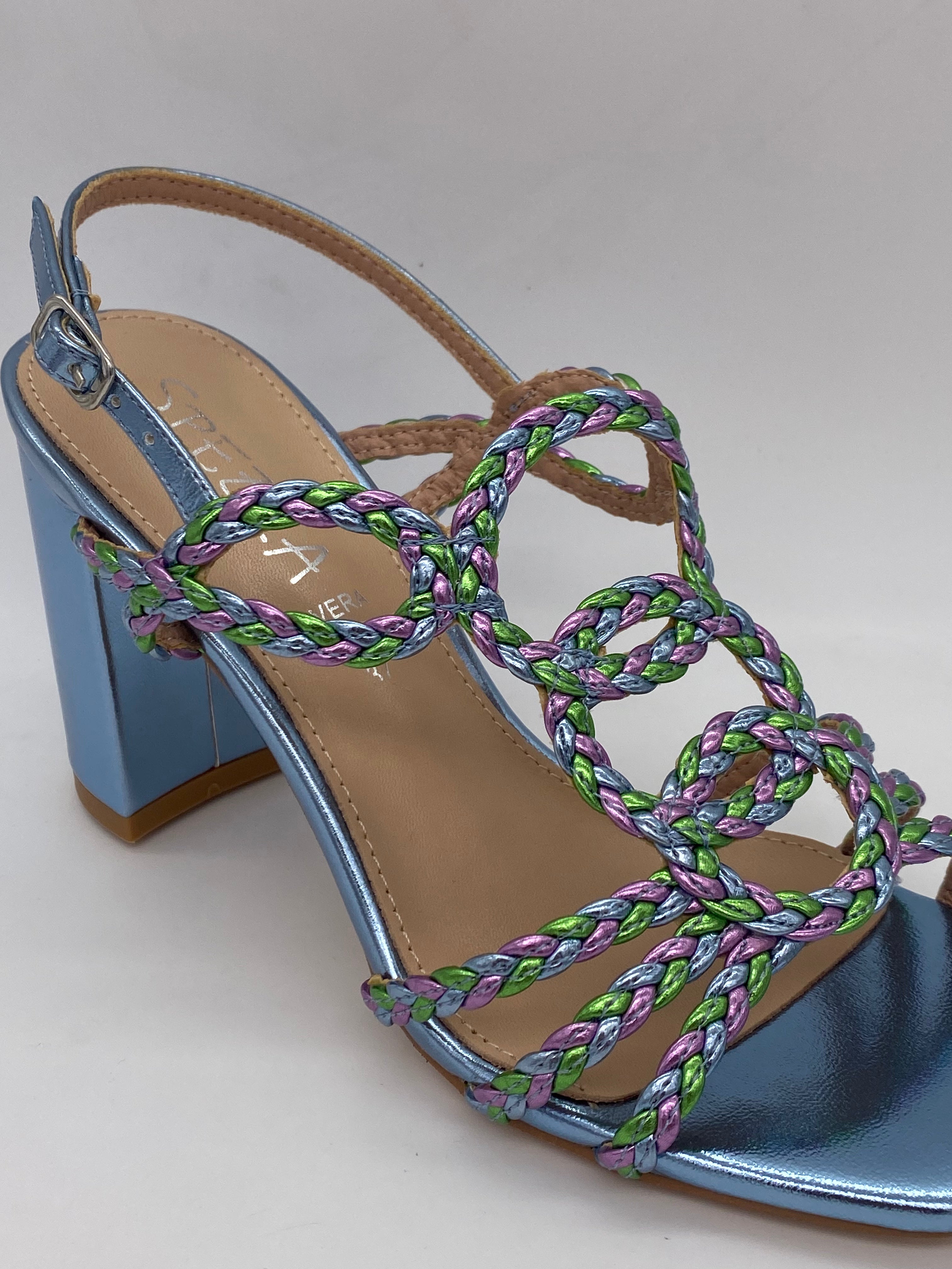 SPEZIAL - Sandalo Laminata/Multicolor/Oro art.7568 BIS - Donna