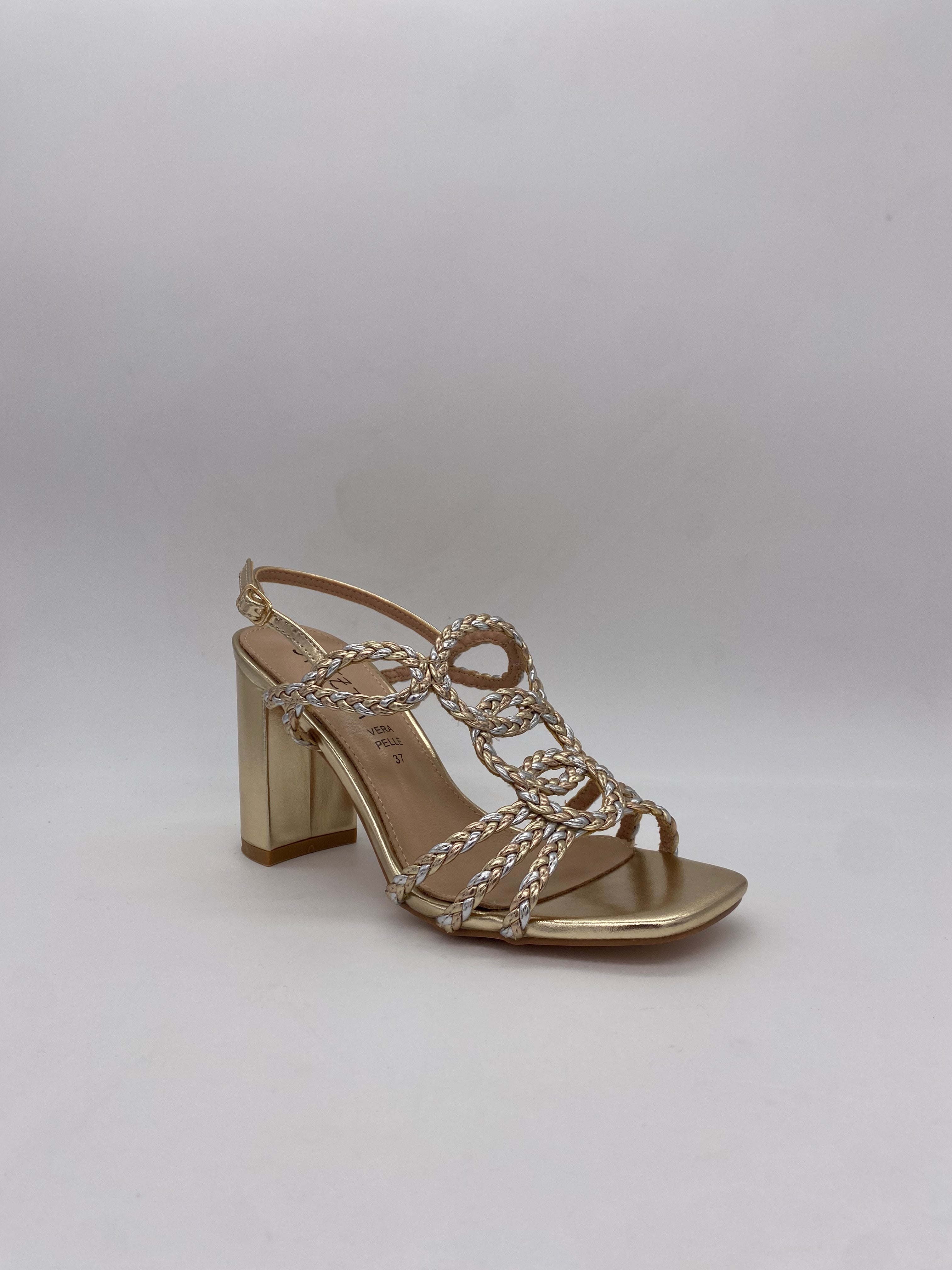 SPEZIAL - Sandalo Laminata/Multicolor/Oro art.7568 BIS - Donna