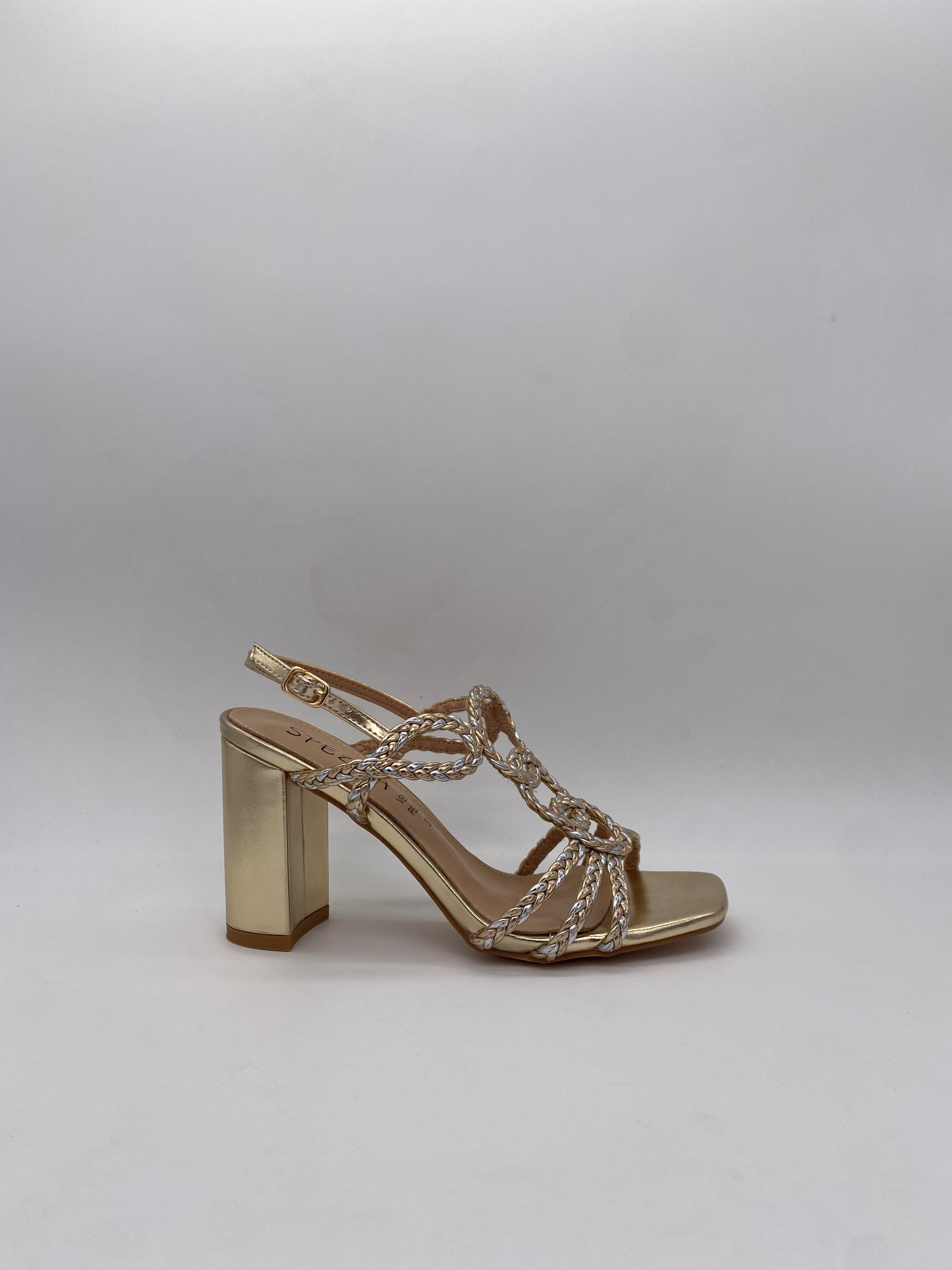 SPEZIAL - Sandalo Laminata/Multicolor/Oro art.7568 BIS - Donna
