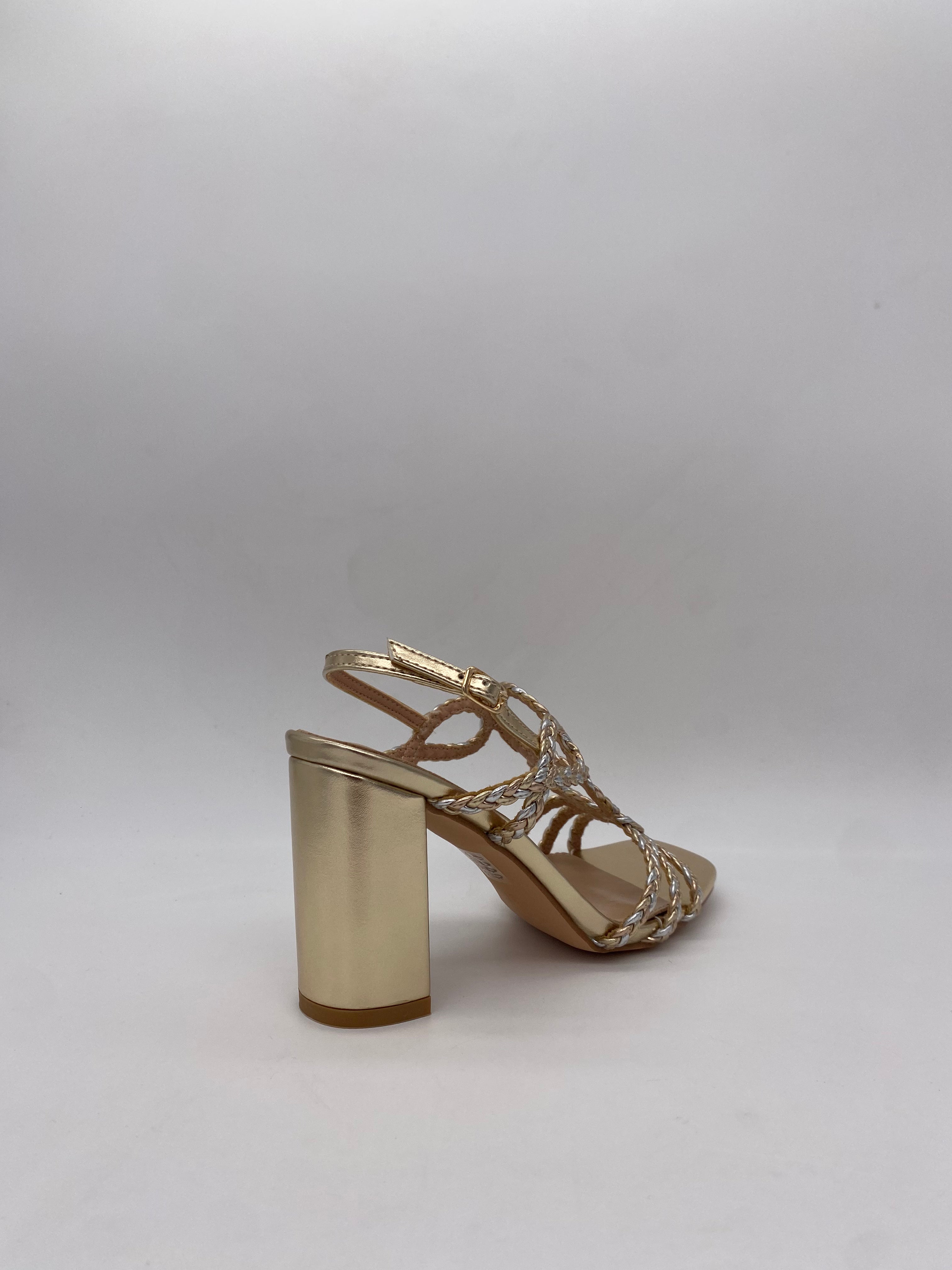 SPEZIAL - Sandalo Laminata/Multicolor/Oro art.7568 BIS - Donna