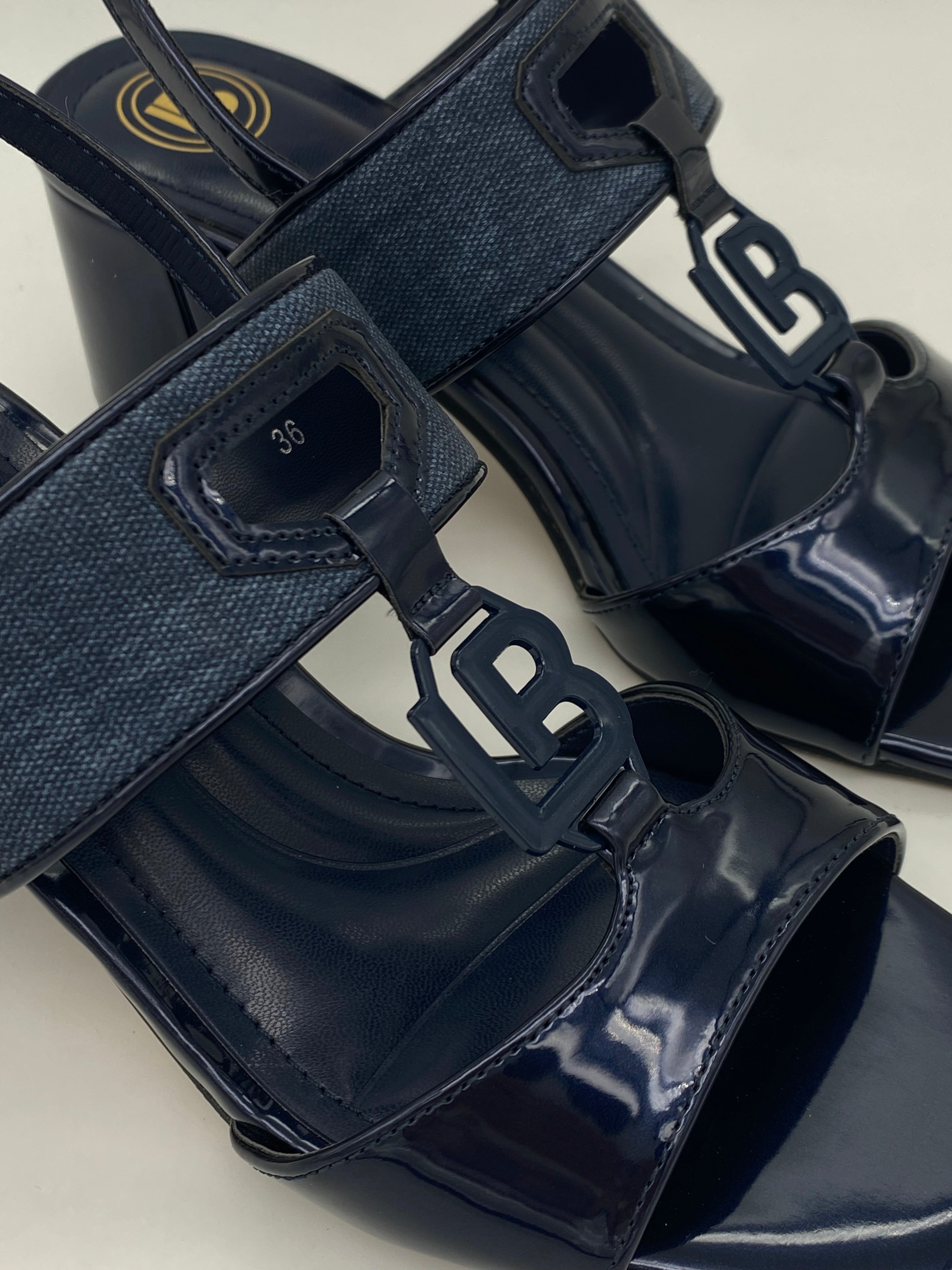 LAURA BIAGIOTTI - Sandali Blu Jeans art. 9050 - Donna