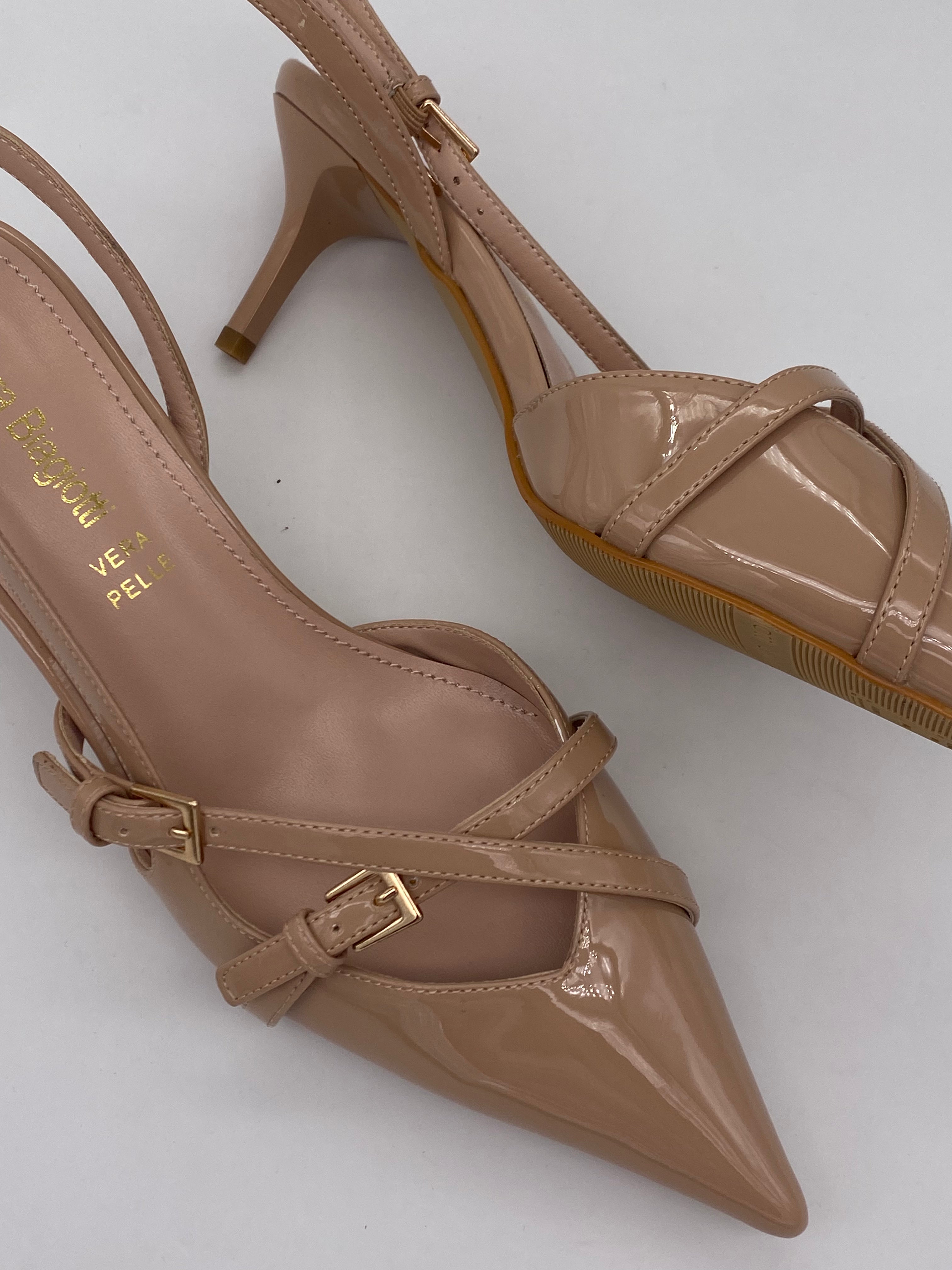 LAURA BIAGIOTTI - Decoltè Basso Beige  art. 8965 - Donna