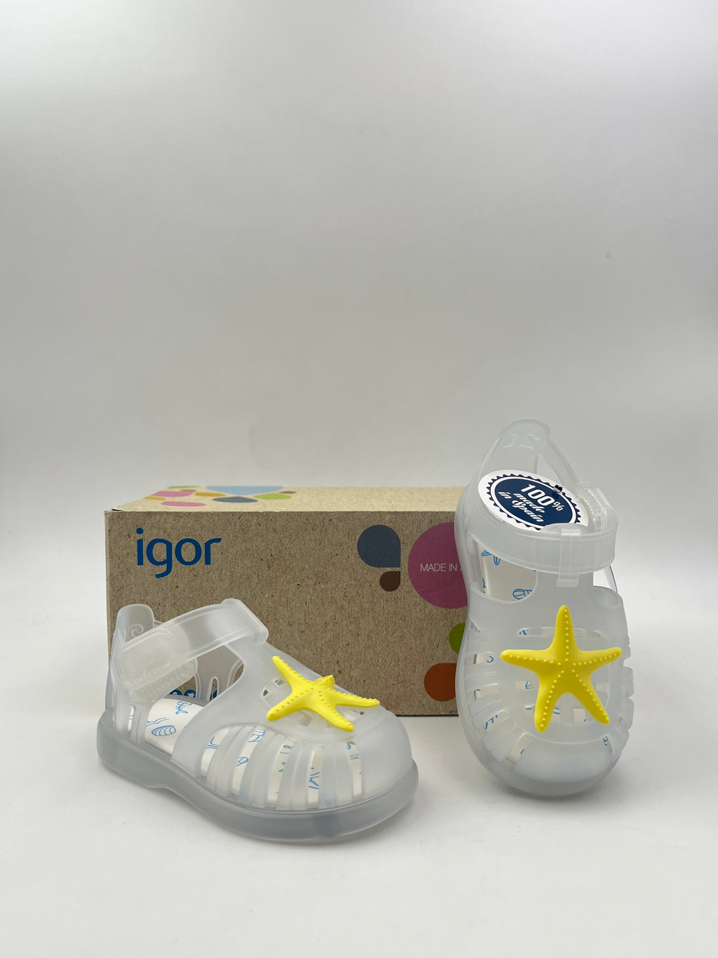 IGOR - Sandali Stella Marina Rosa/Giallo- PRIMI PASSI