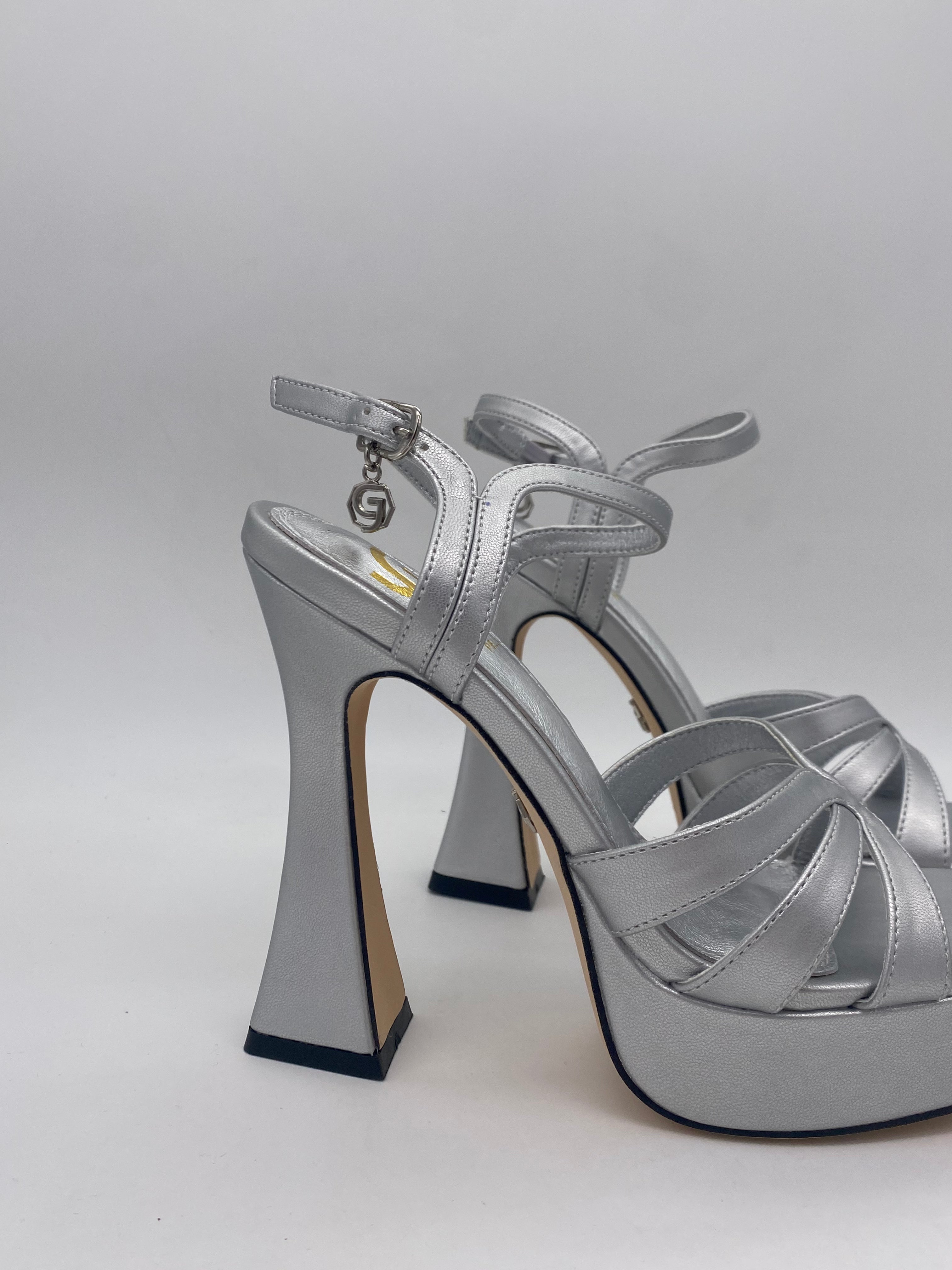 GOLD&GOLD - Sandalo con tacco Oro/Argento