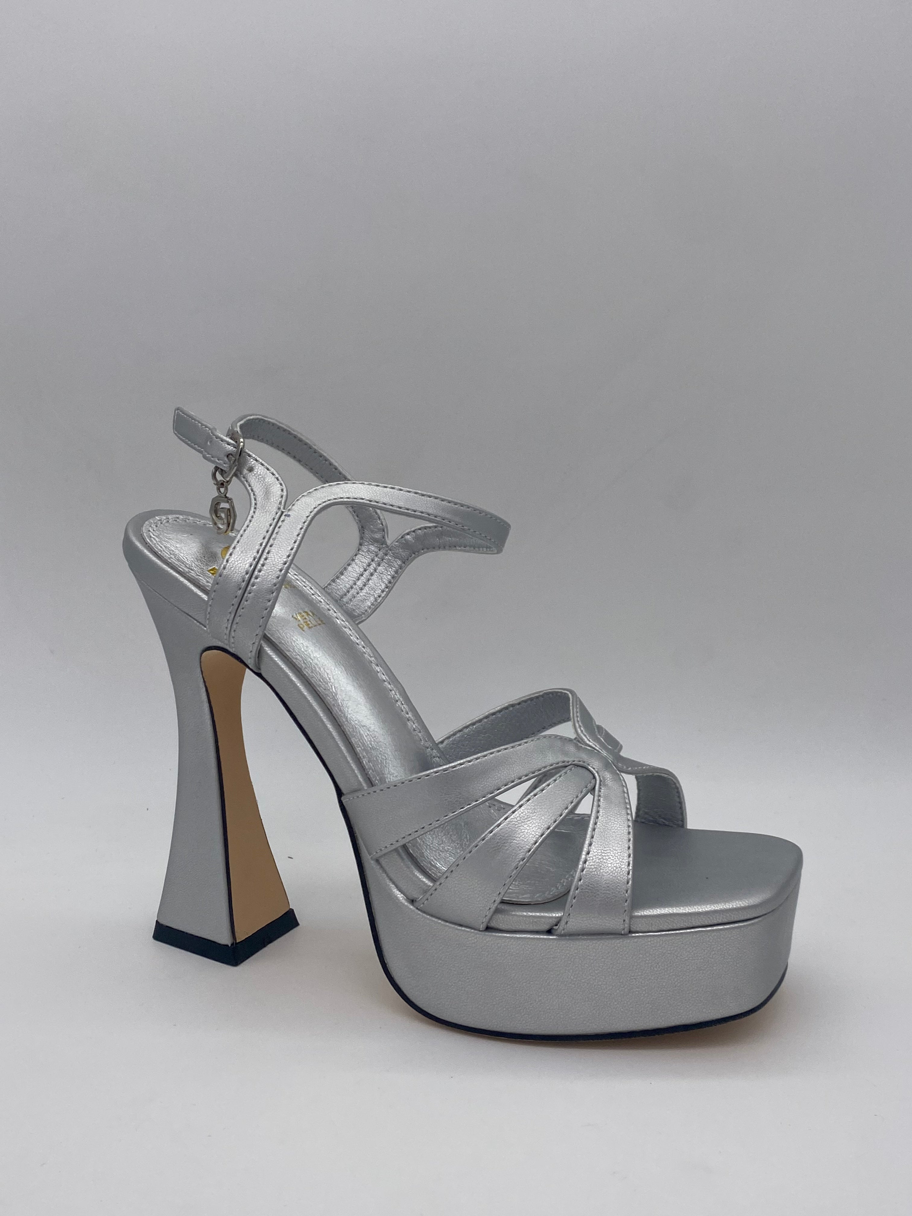 GOLD&GOLD - Sandalo con tacco Oro/Argento