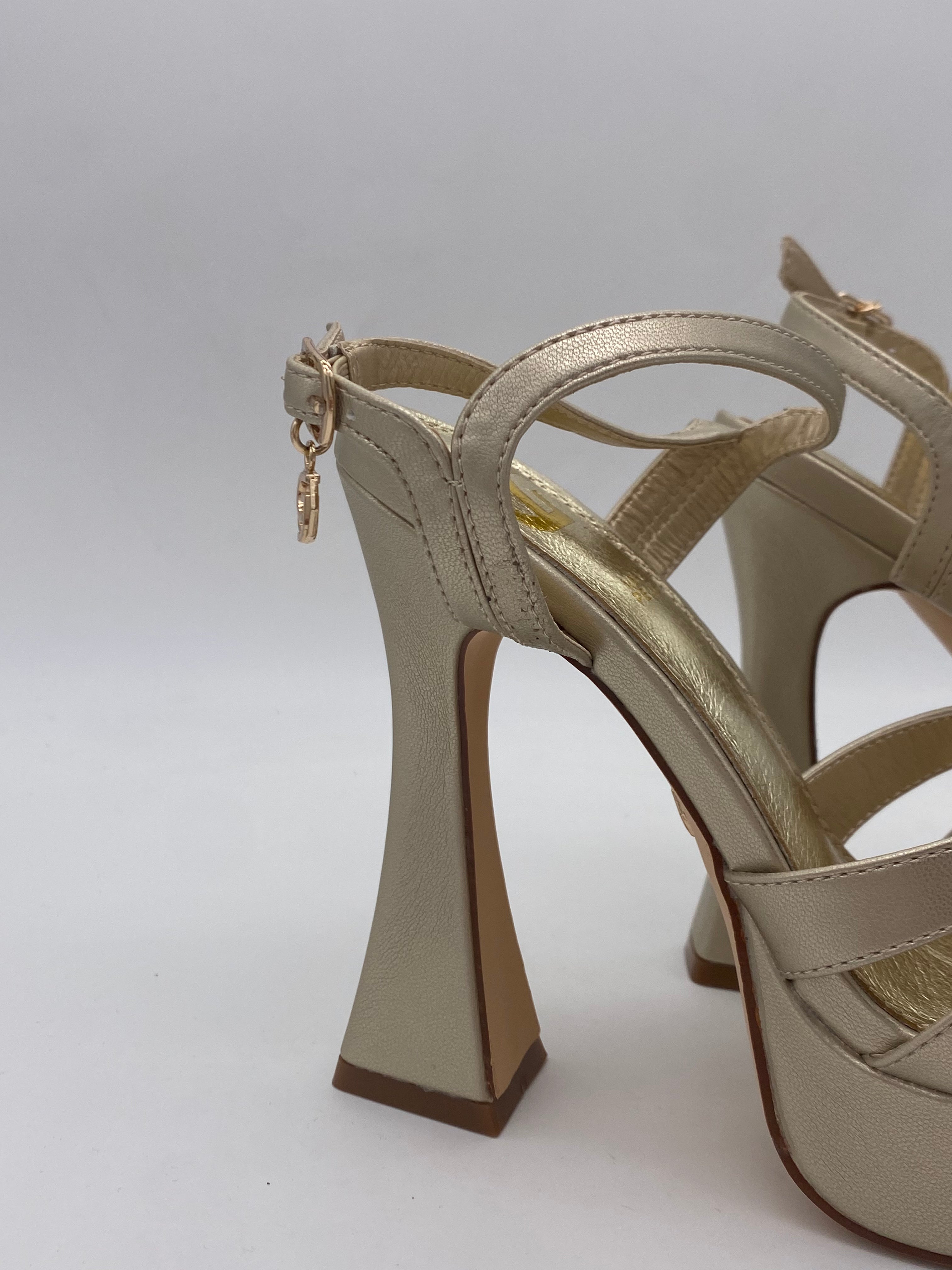 GOLD&GOLD - Sandalo con tacco Oro/Argento
