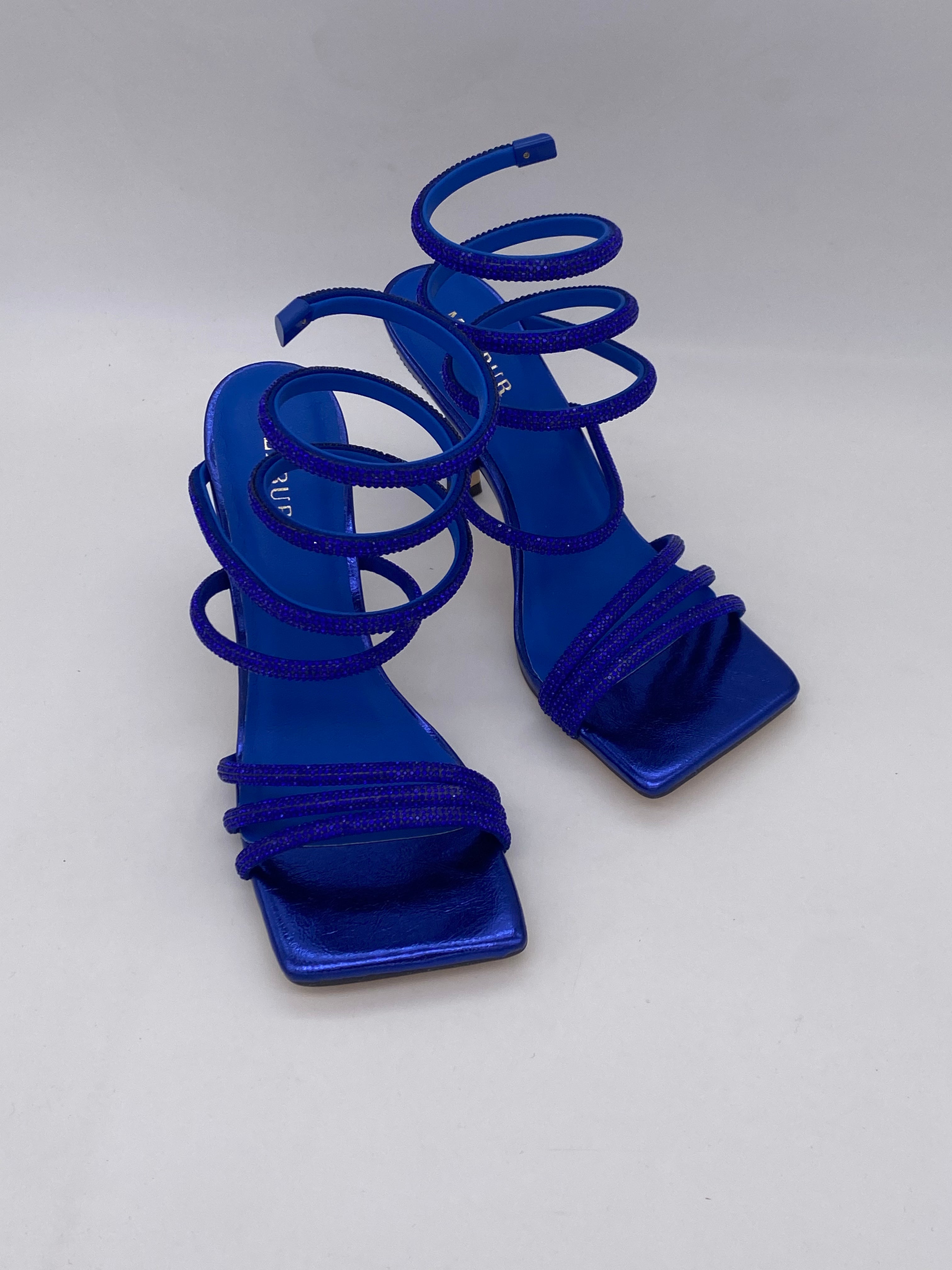 MENBUR - Sandalo con tacco  Glitter Fluo - Donna