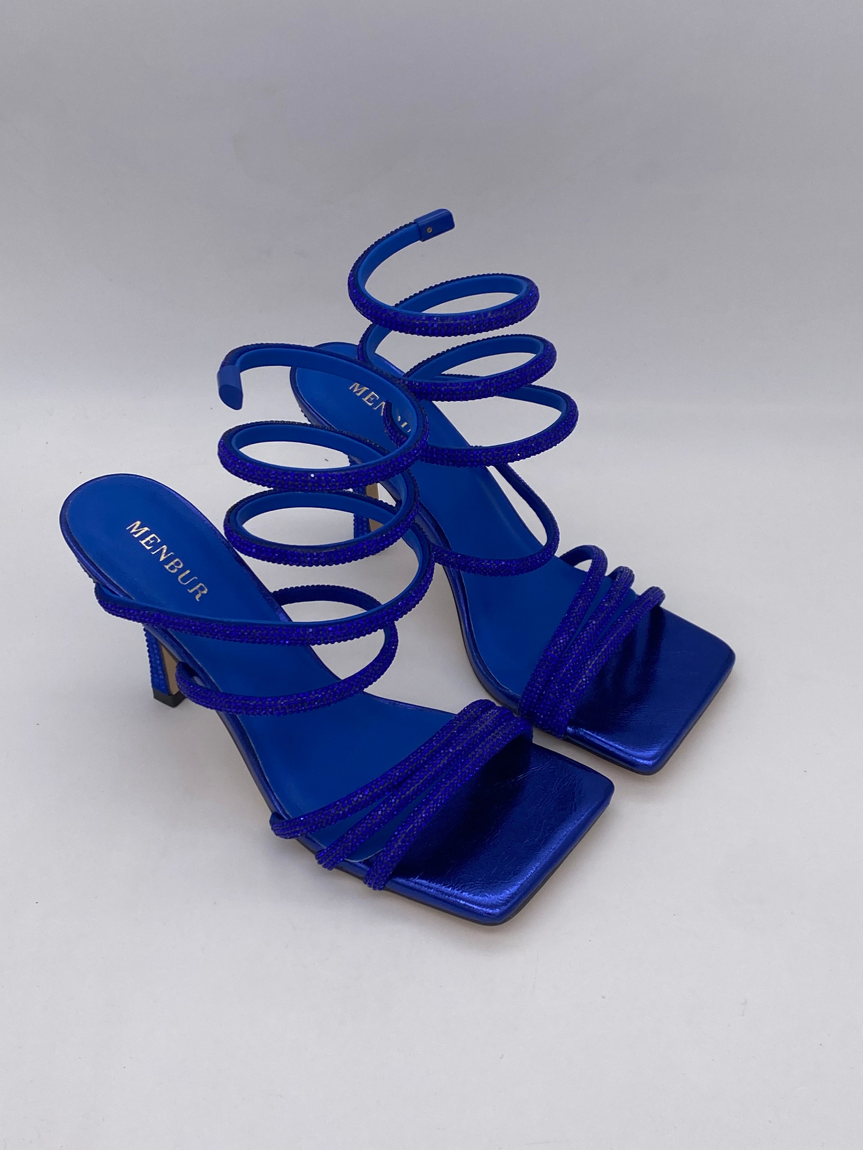 MENBUR - Sandalo con tacco  Glitter Fluo - Donna