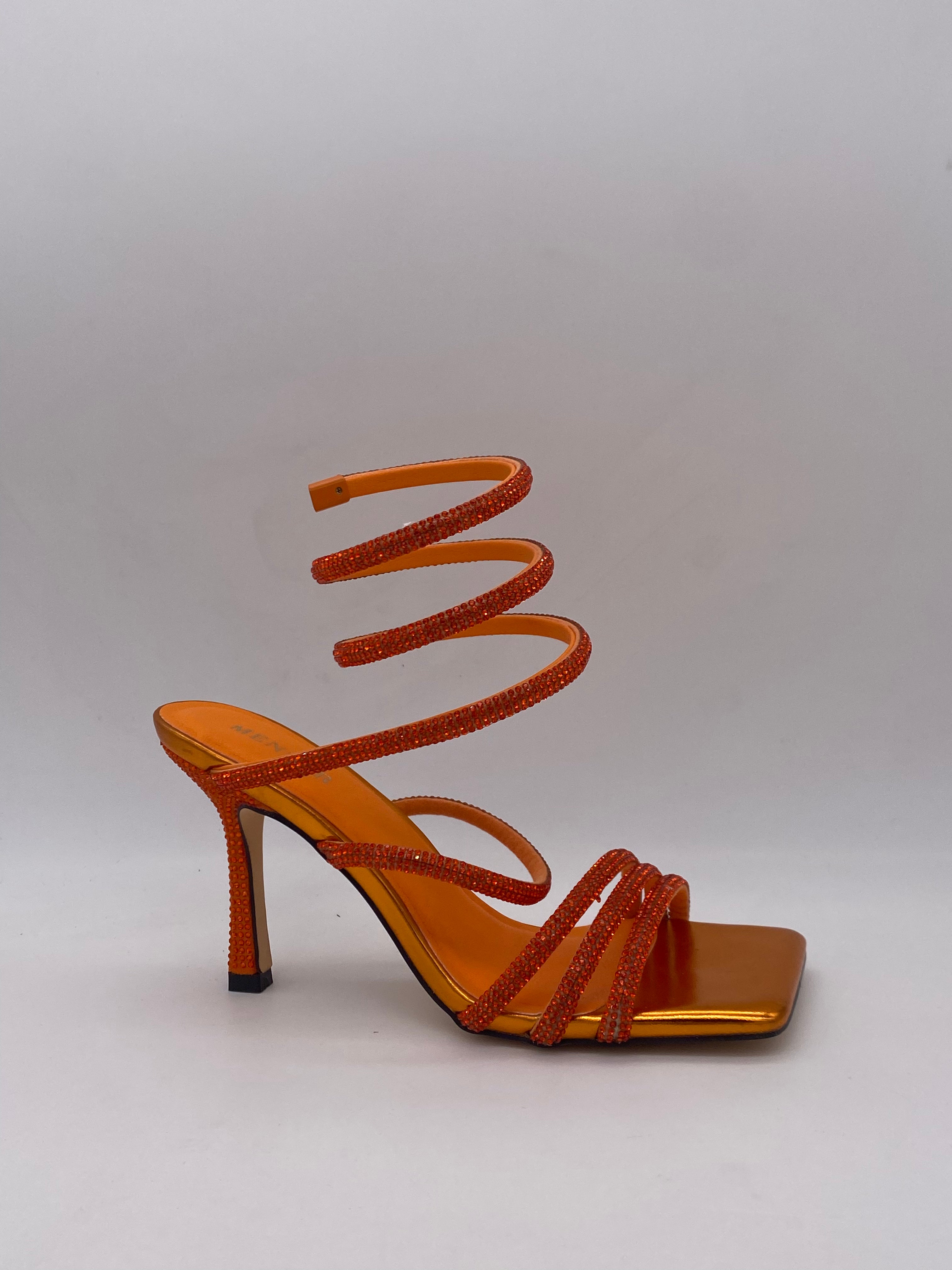 MENBUR - Sandalo con tacco  Glitter Fluo - Donna
