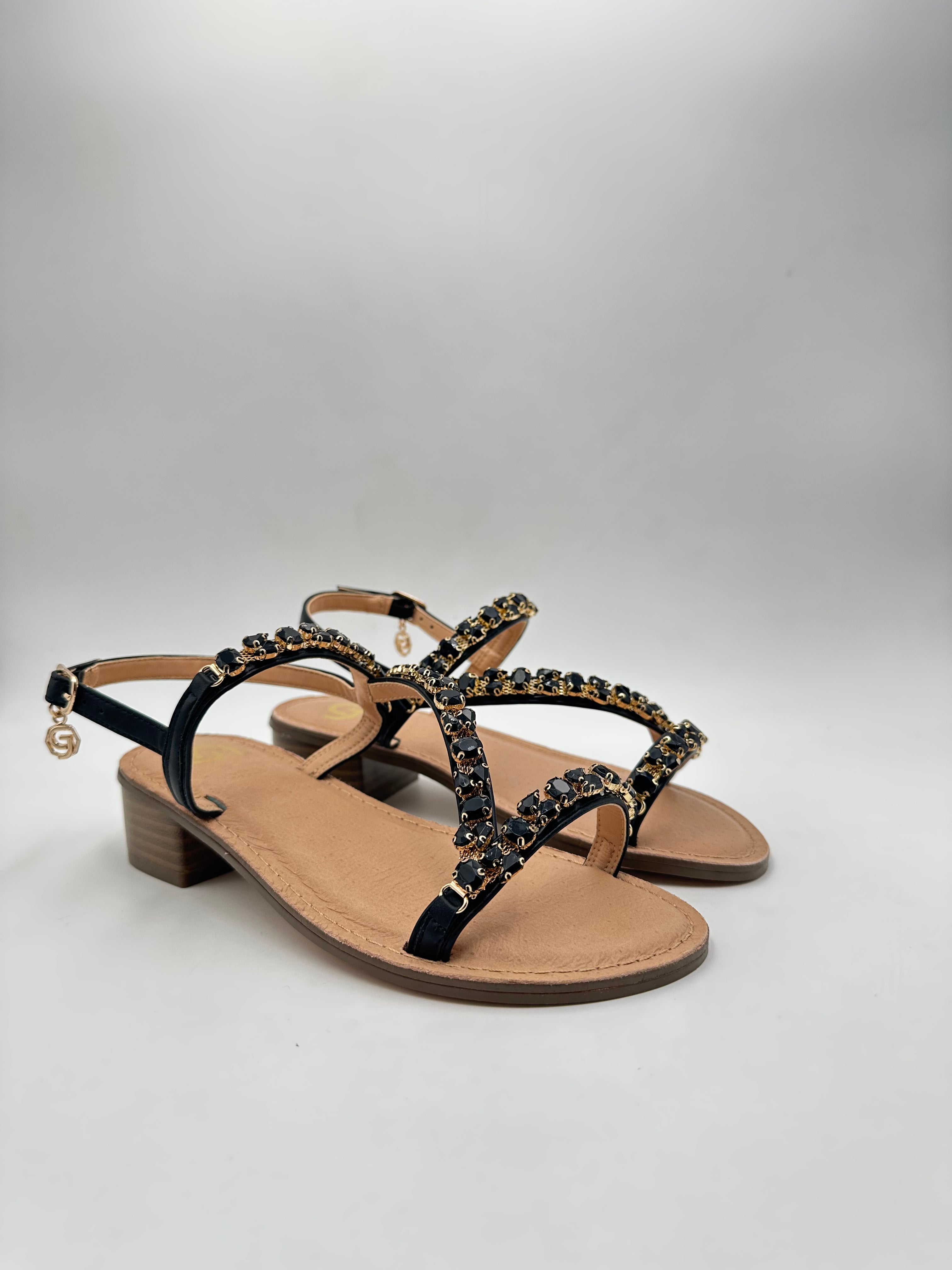 Gold e Gold - Sandalo a Infradito Donna - Nero