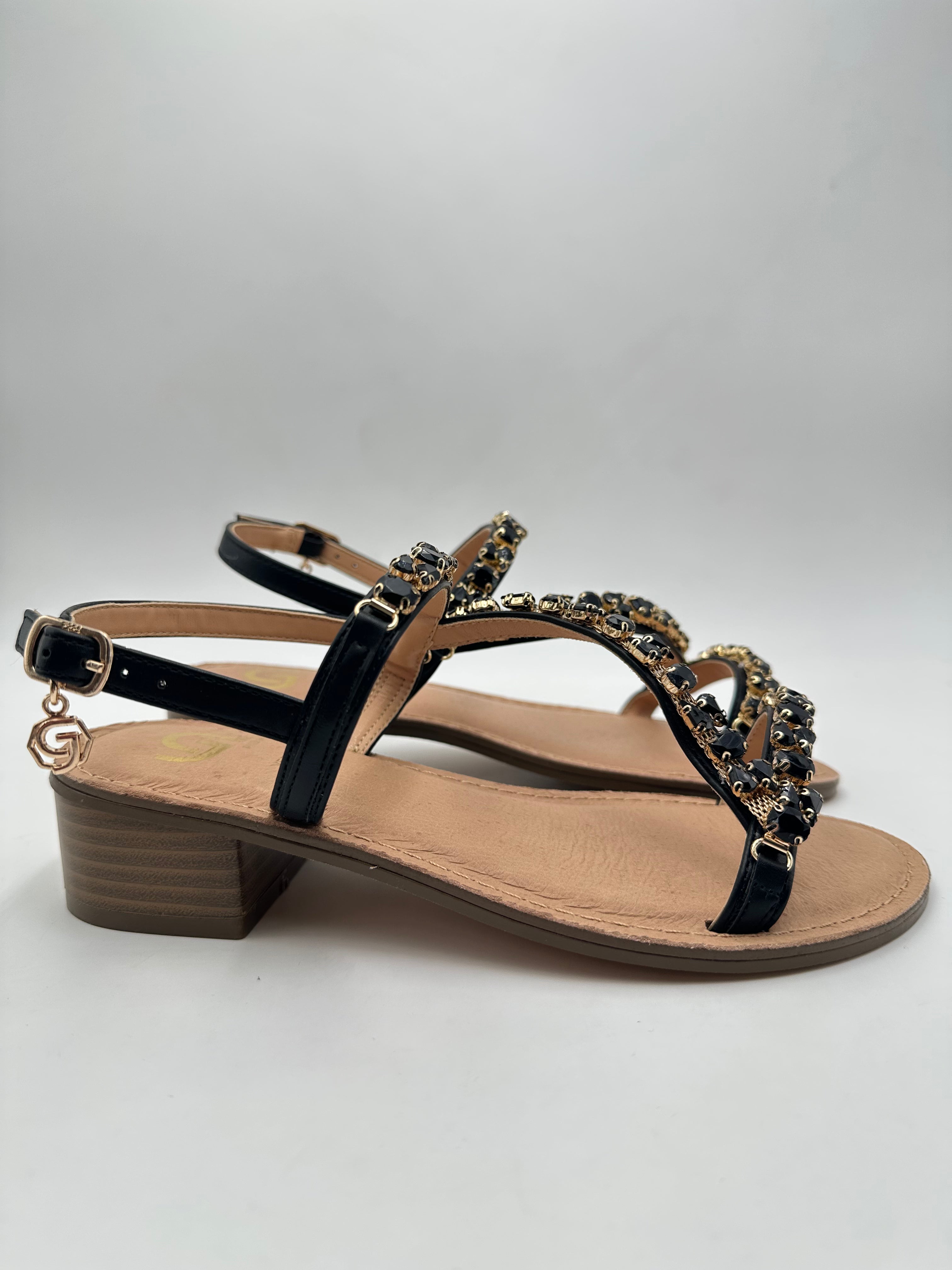 Gold e Gold - Sandalo a Infradito Donna - Nero
