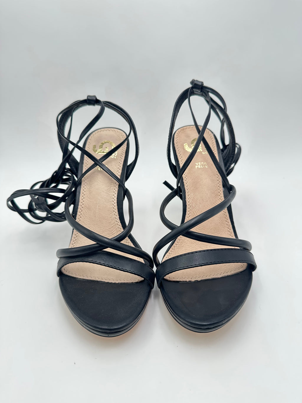 Gold&Gold - Sandalo in pelle con Tacco - Donna