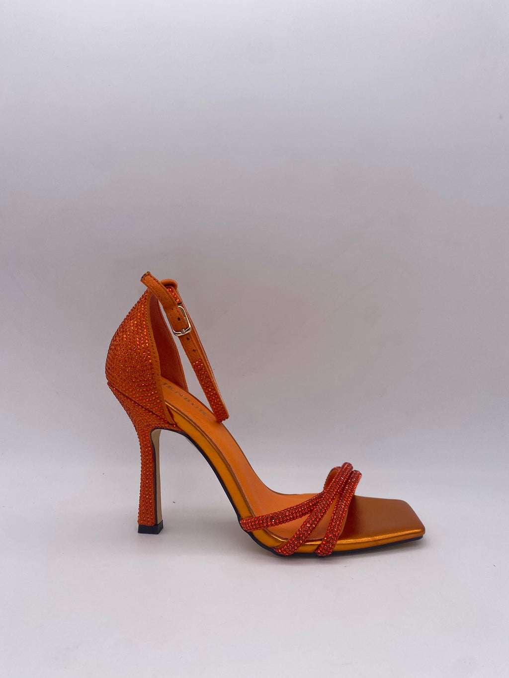 MENBUR - Sandalo Glitter Arancione fluoro - Donna