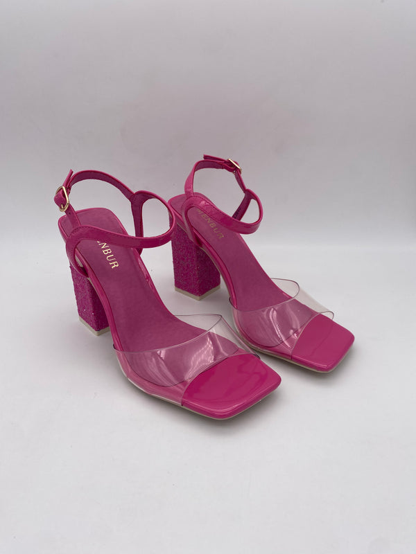 MENBUR - Sandalo con tacco Fucsia  - Donna