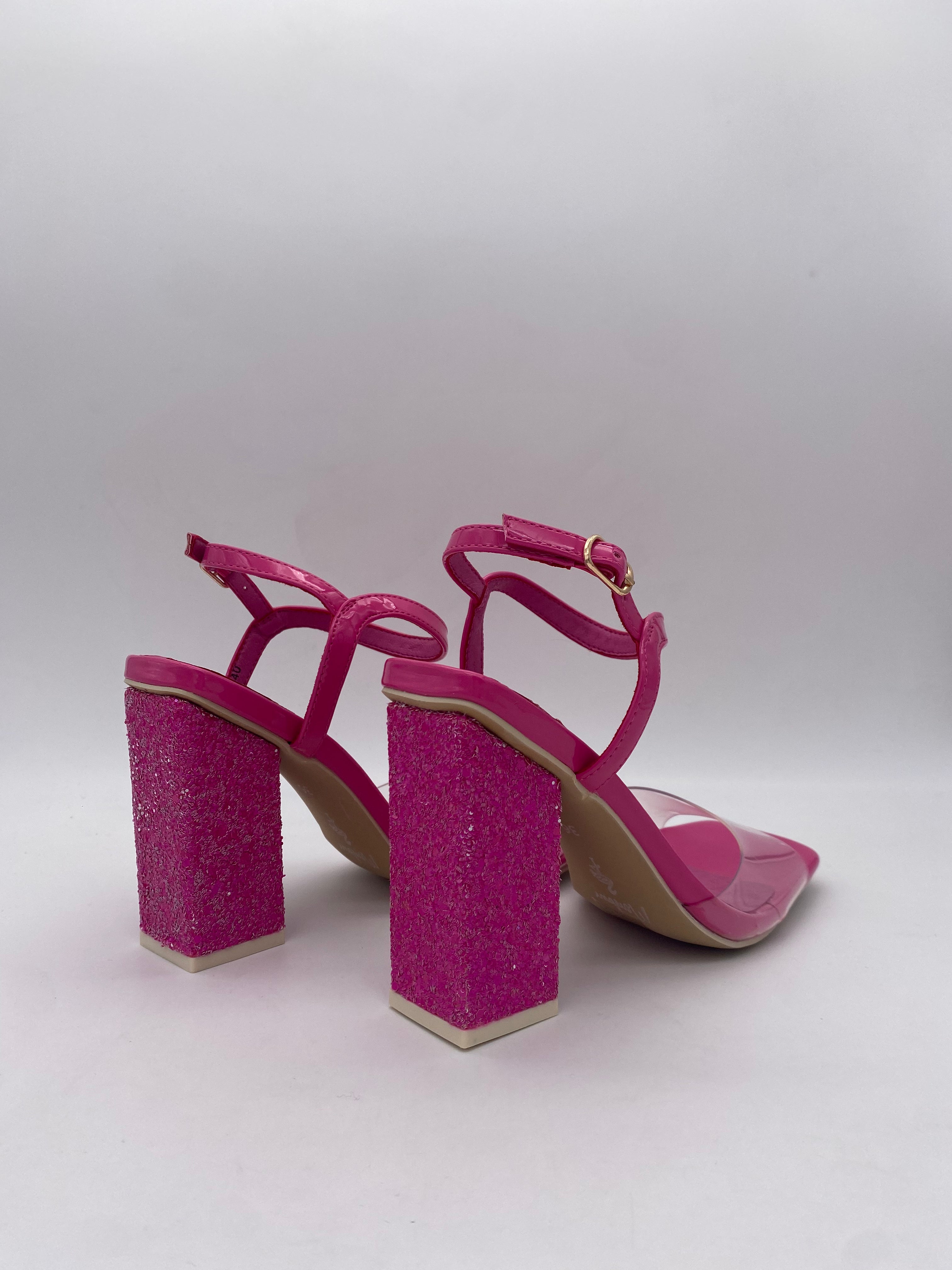 MENBUR - Sandalo con tacco Fucsia  - Donna