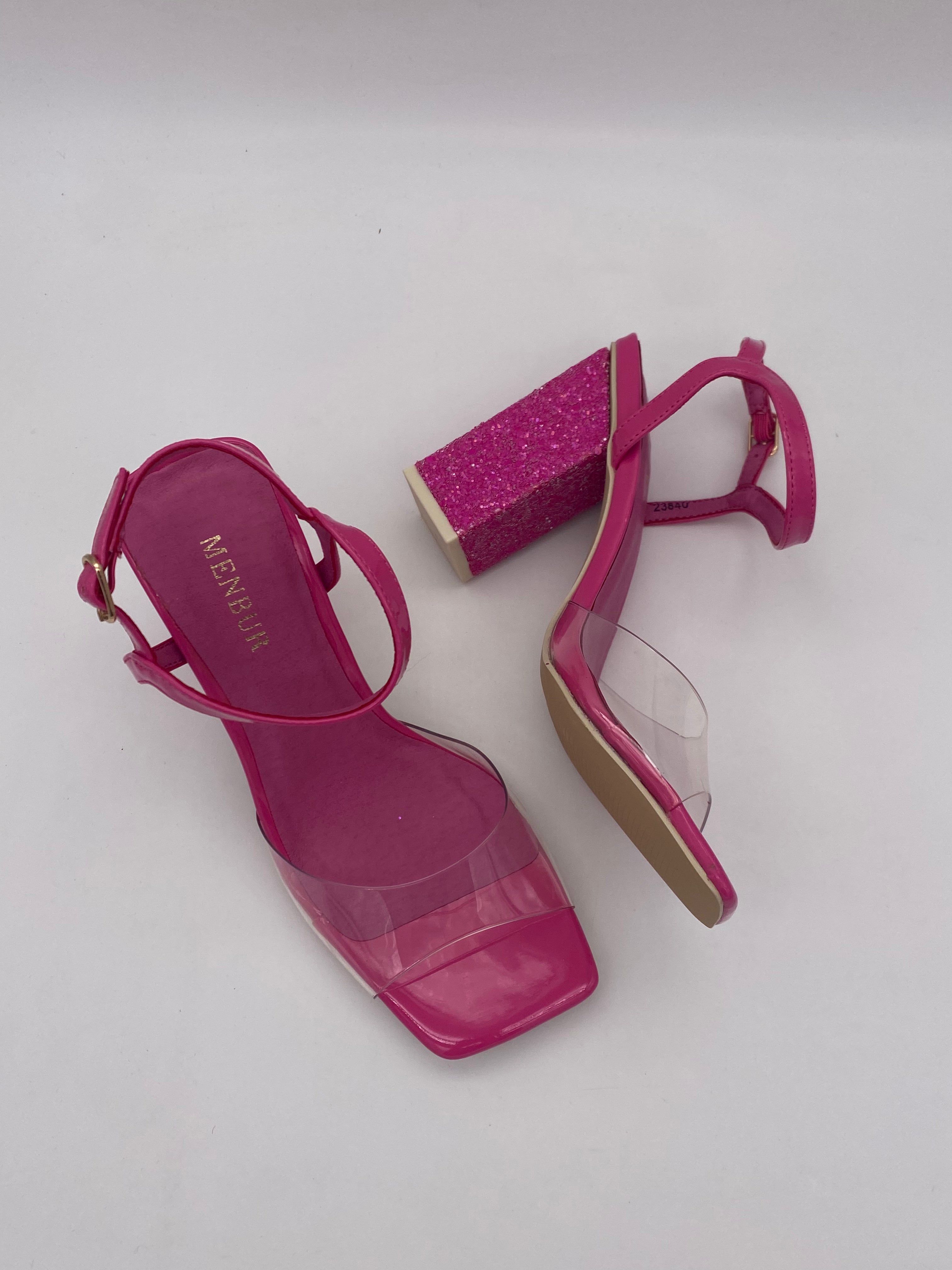 MENBUR - Sandalo con tacco Fucsia  - Donna