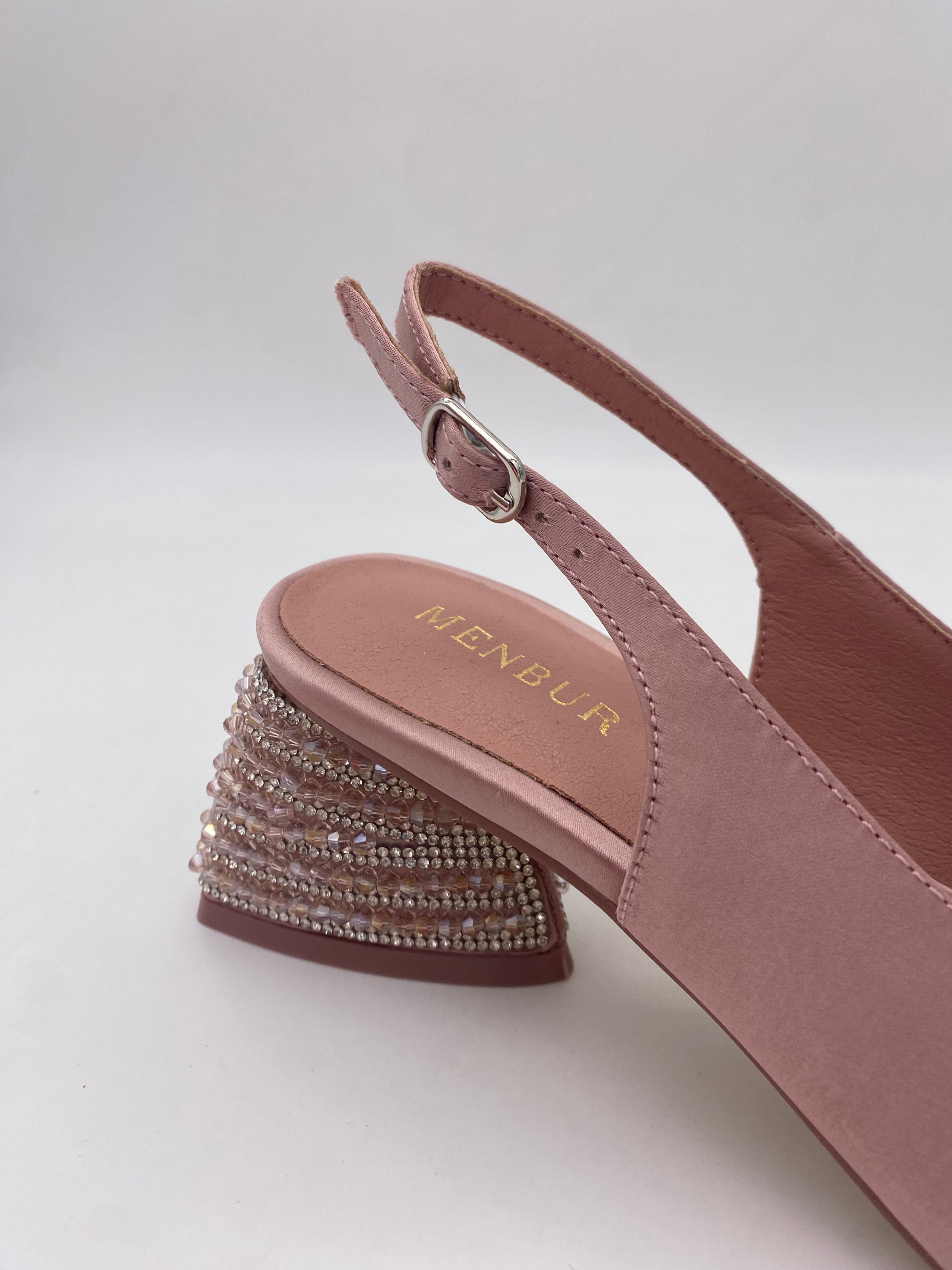 MENBUR - Decolltè di Raso Glitter - Donna