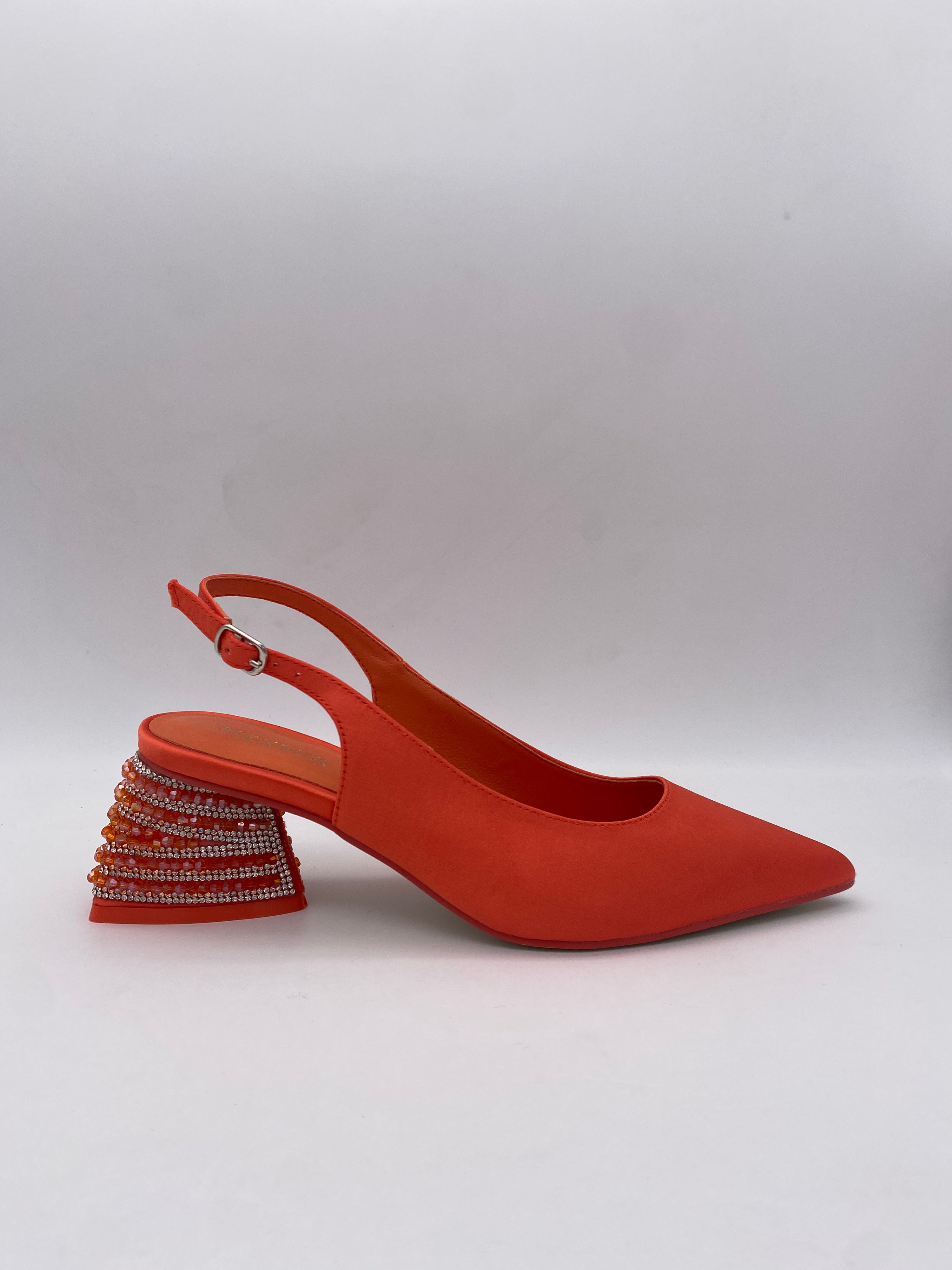 MENBUR - Decolltè di Raso Glitter - Donna