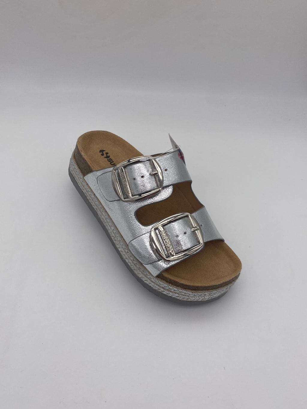 Superga - Sandali platform Oro/Argento lam