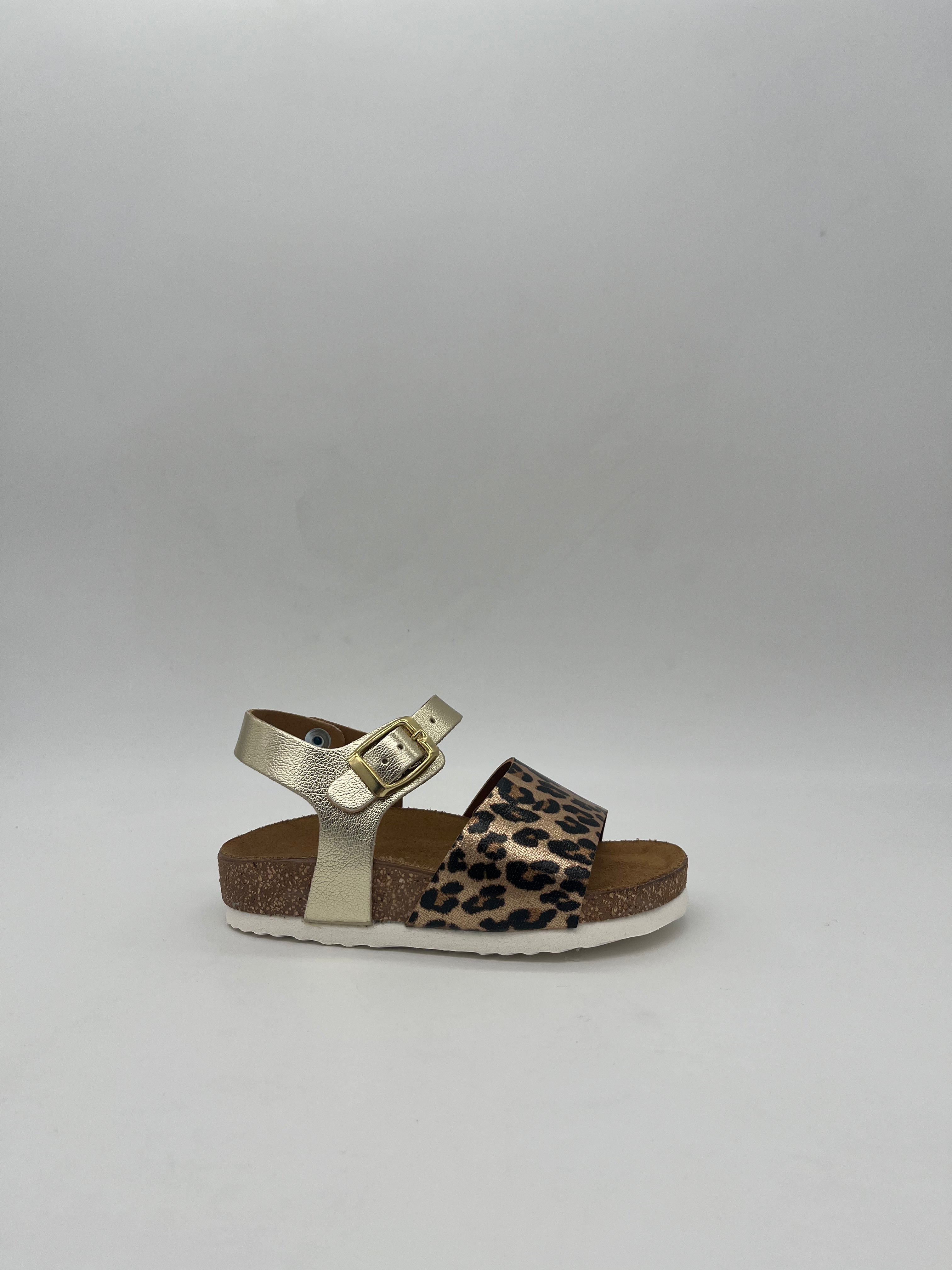 SUPERGA - Sandali Animalier Oro - PRIMI PASSI