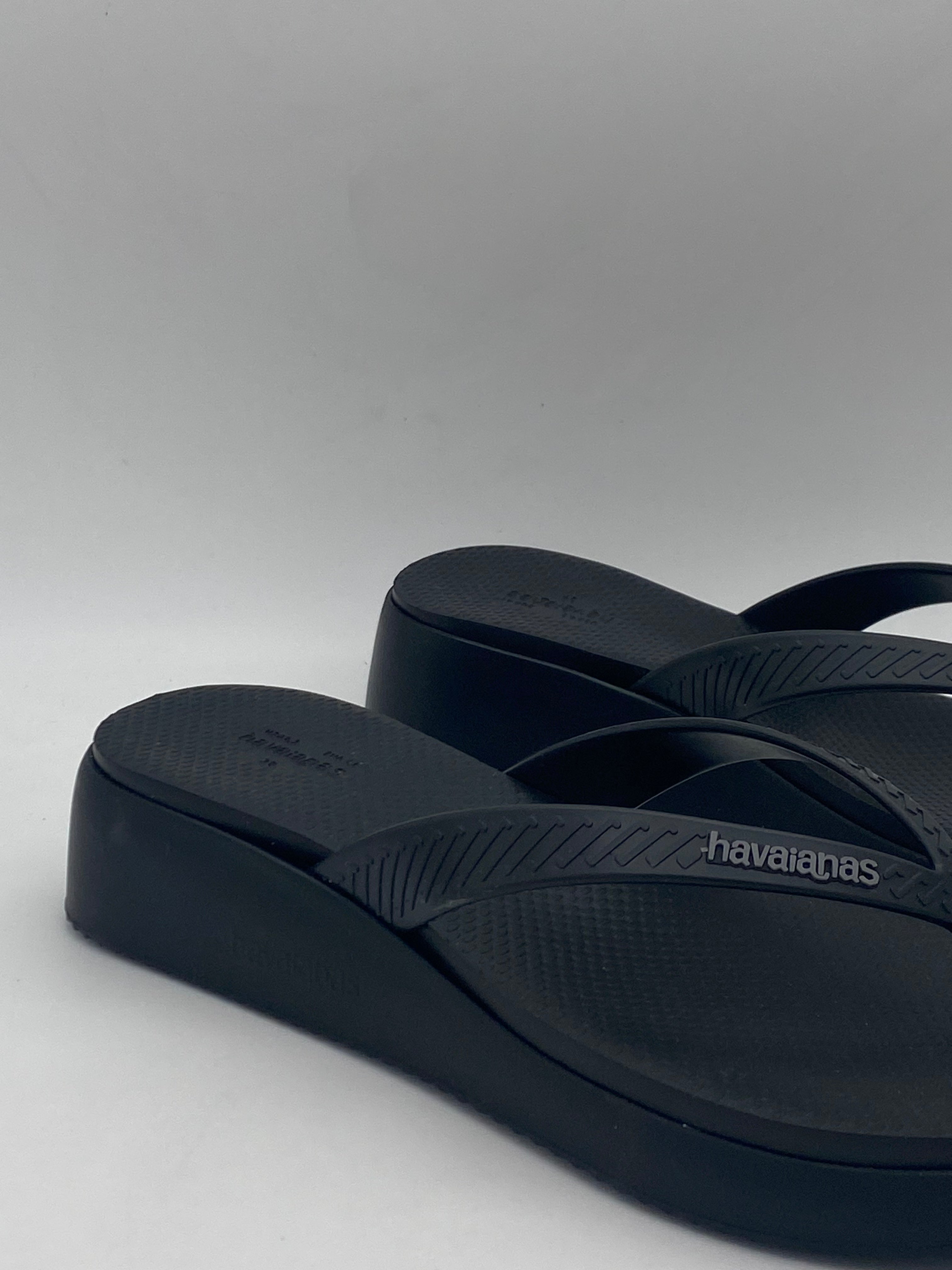 HAVAIANAS - Infradito Platform Nero - Donna