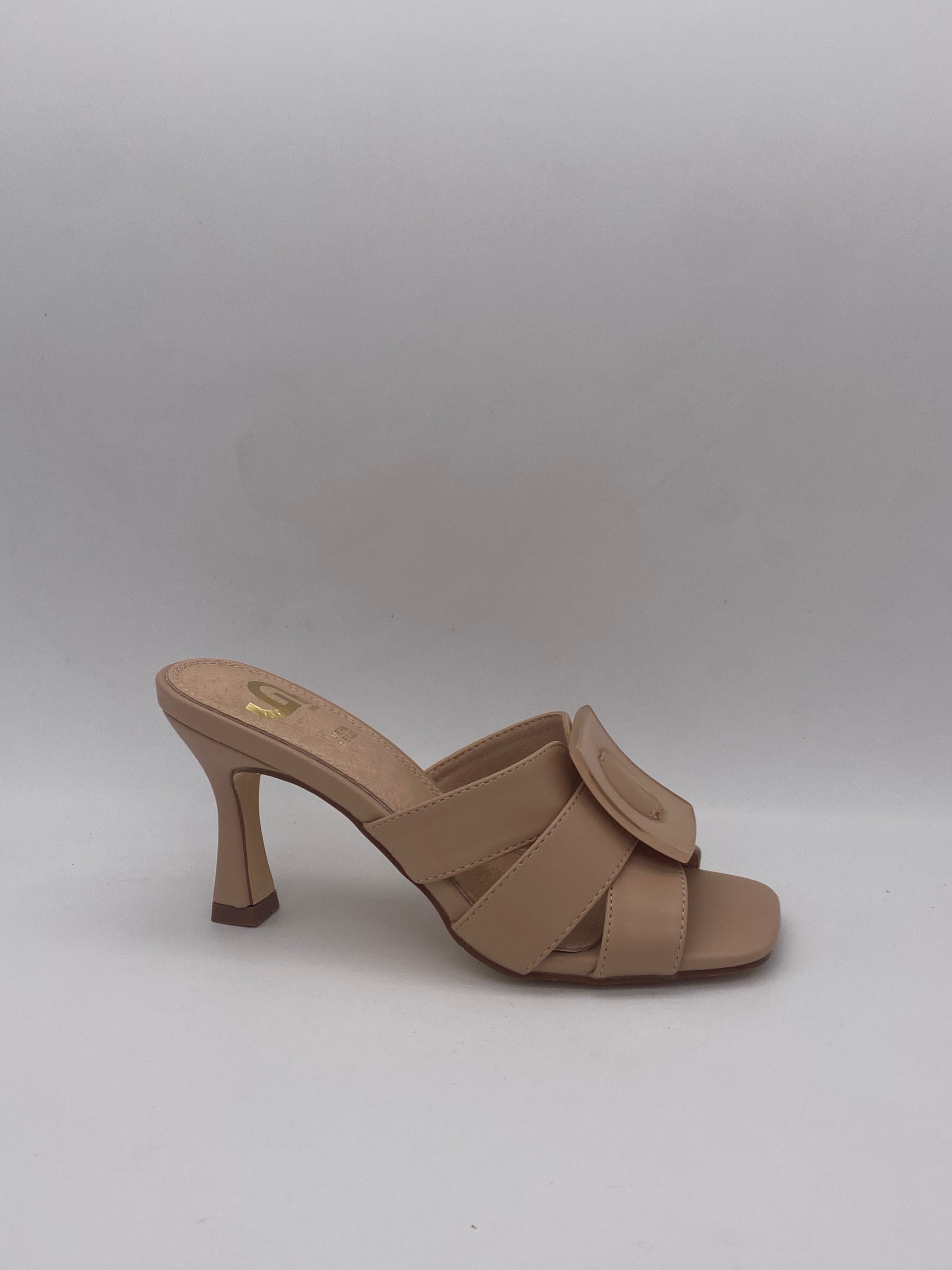 Gold&Gold . Sandalo con tacco Bianco/Beige - Donna