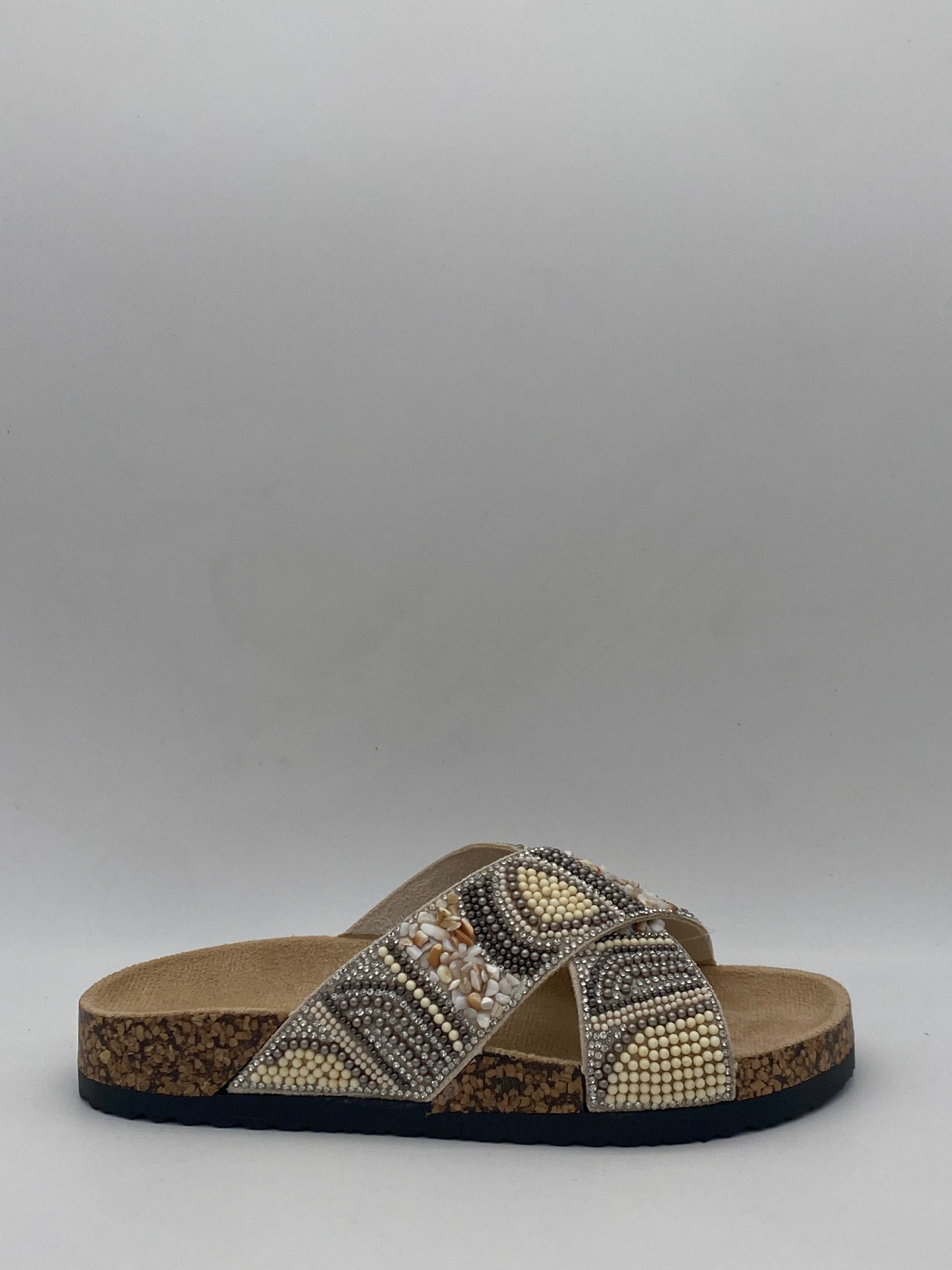 SUPERGA - Sandali Strass Fascia incrociata