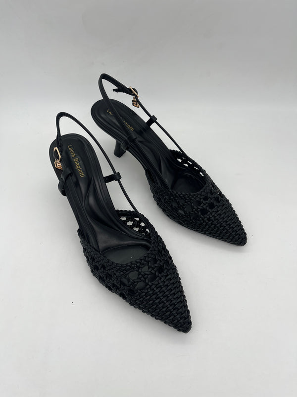 Laura Biagiotti - Decoltè in pelle Nera