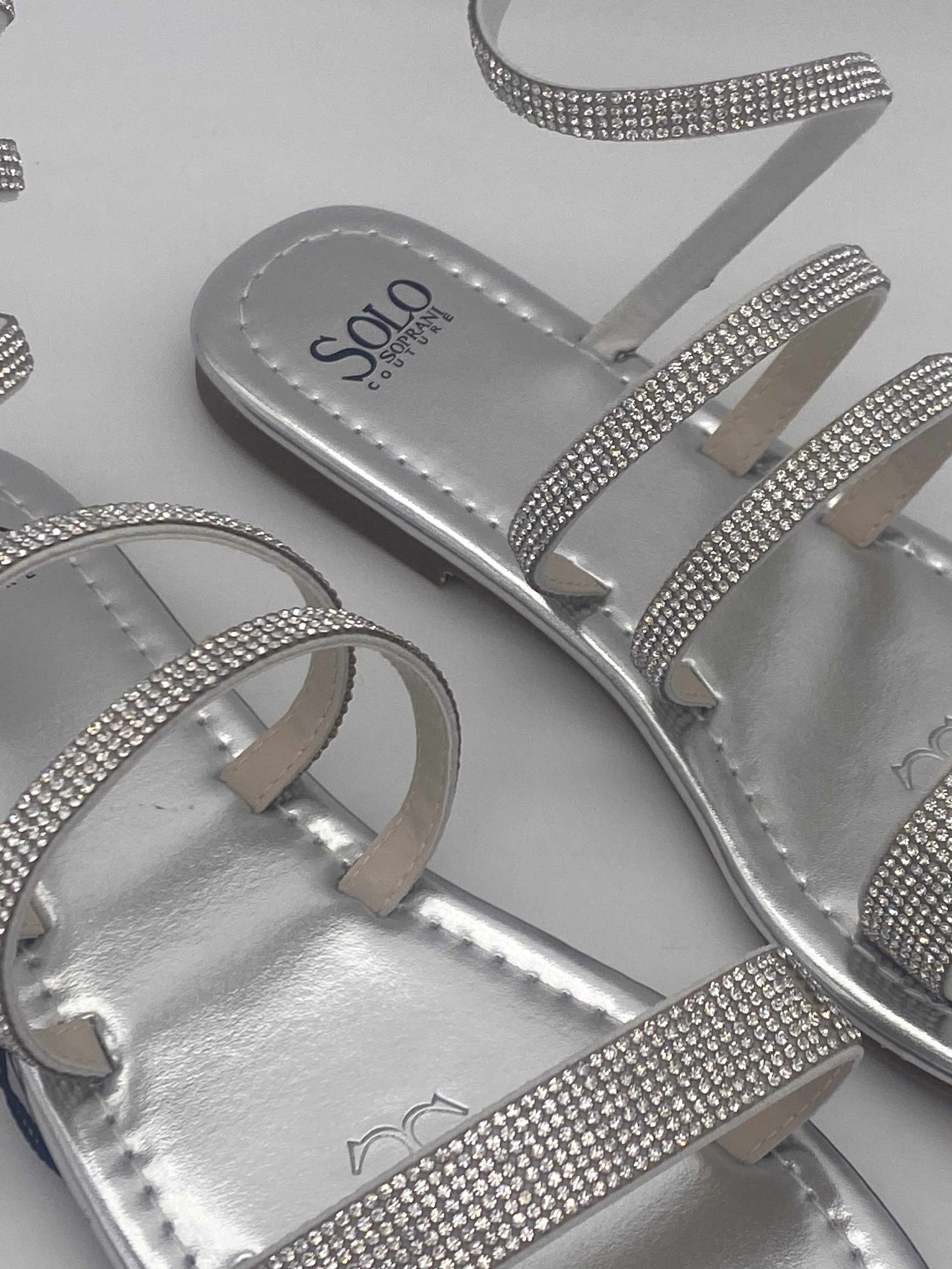 SOLO SOPRANI CONTURE - Sandali Serpentine Strass