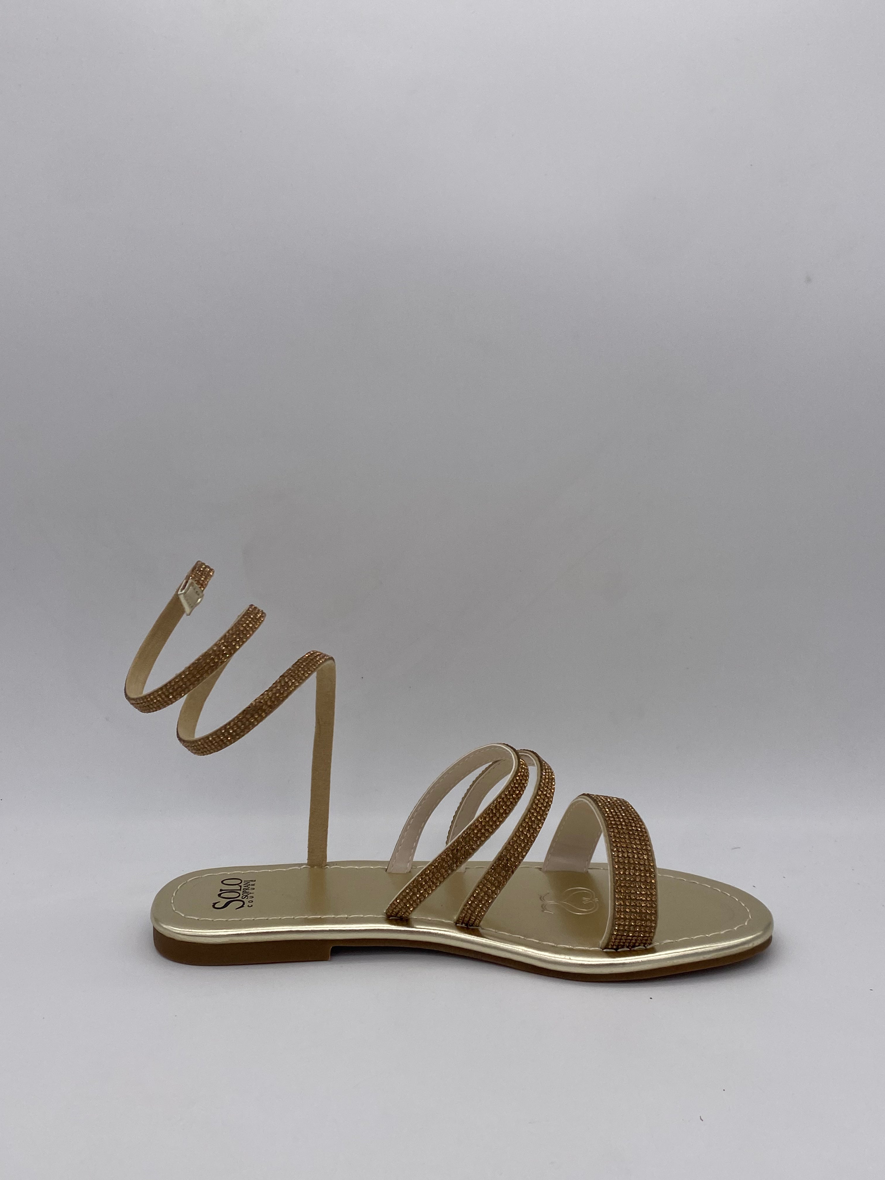 SOLO SOPRANI CONTURE - Sandali Serpentine Strass