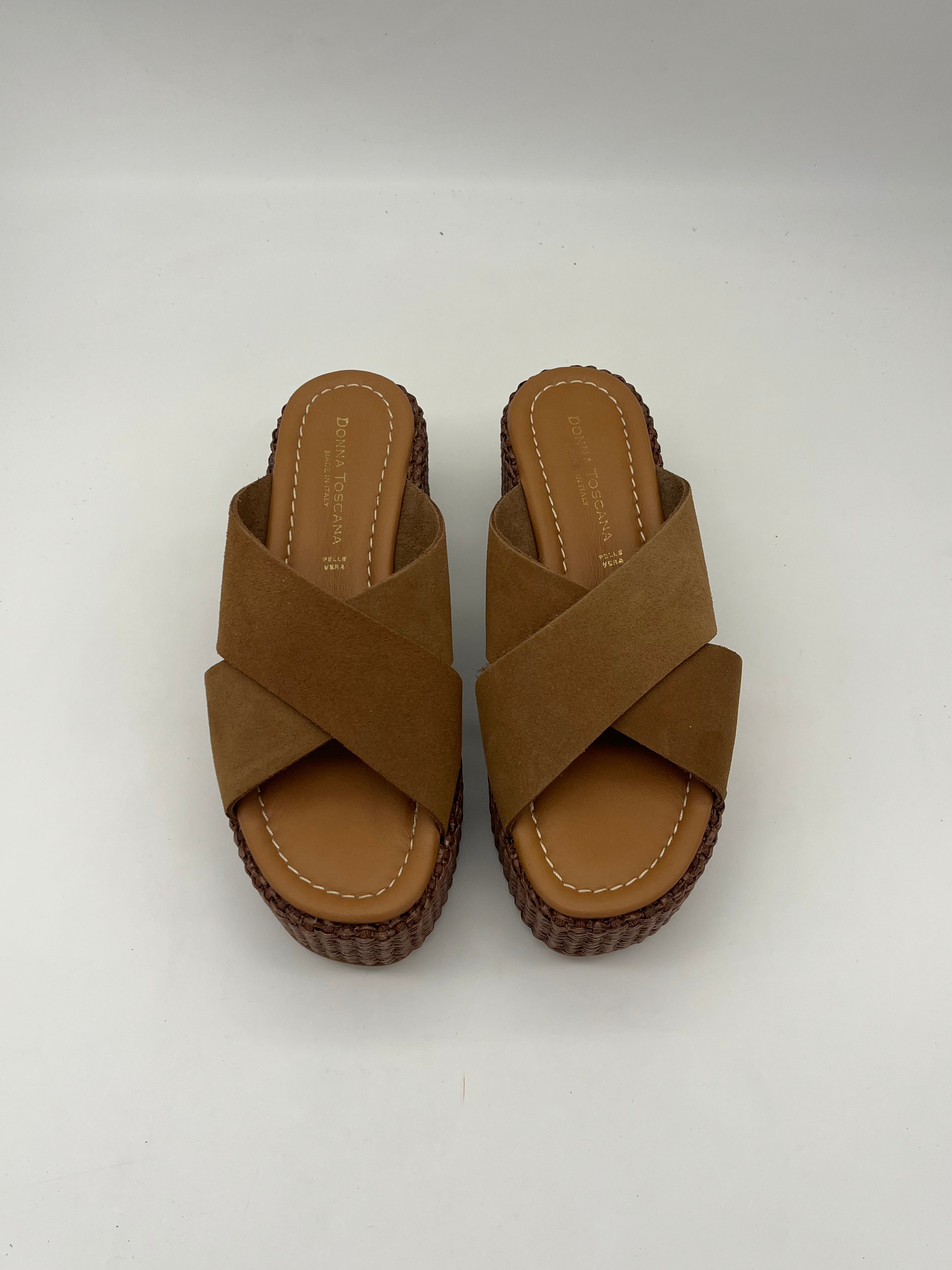 DONNA TOSCANA - Sandalo Suede  - Donna