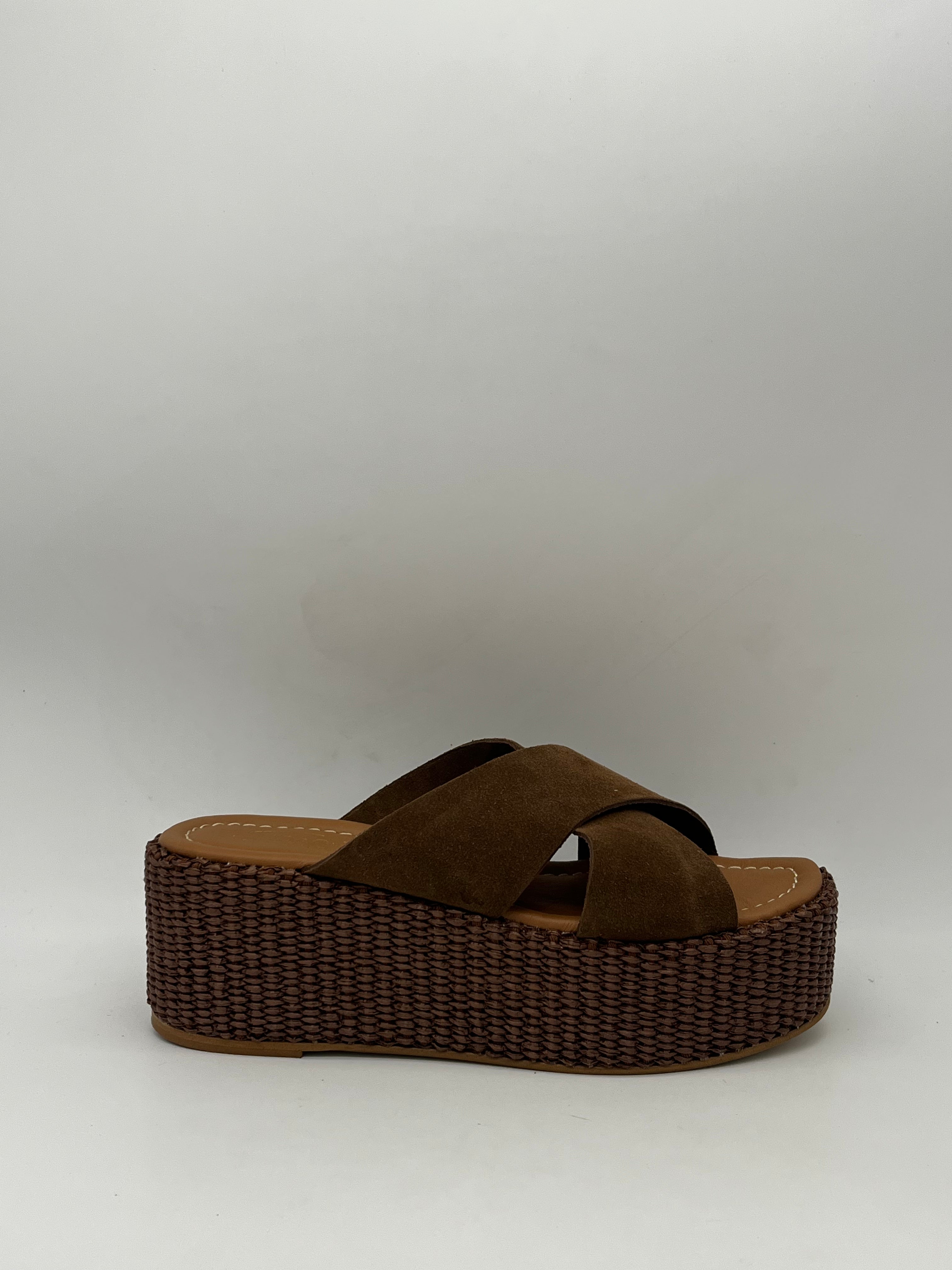 DONNA TOSCANA - Sandalo Suede  - Donna