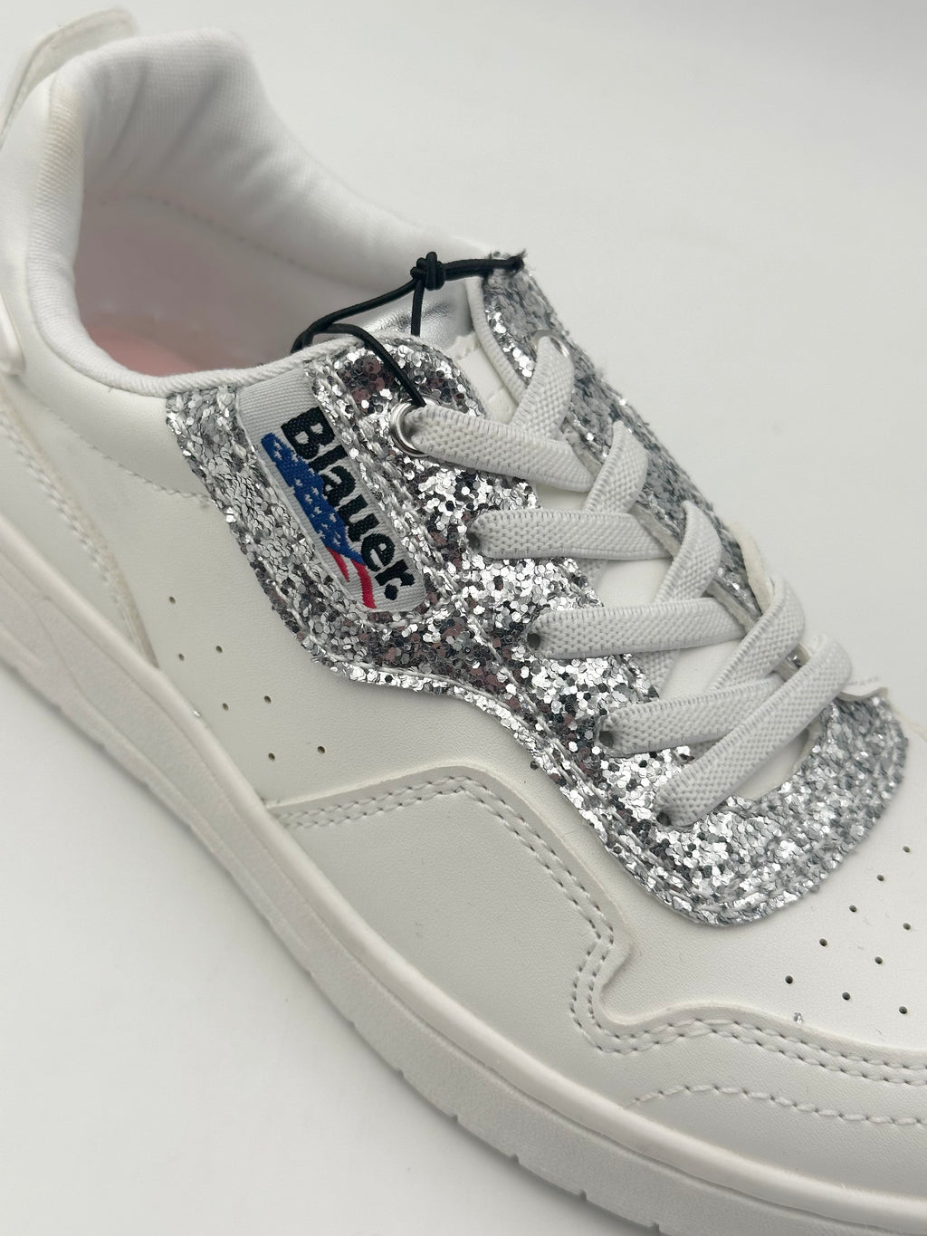 Blauer - Kid Sneakers bianche e argento