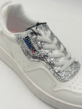Blauer - Kid Sneakers bianche e argento