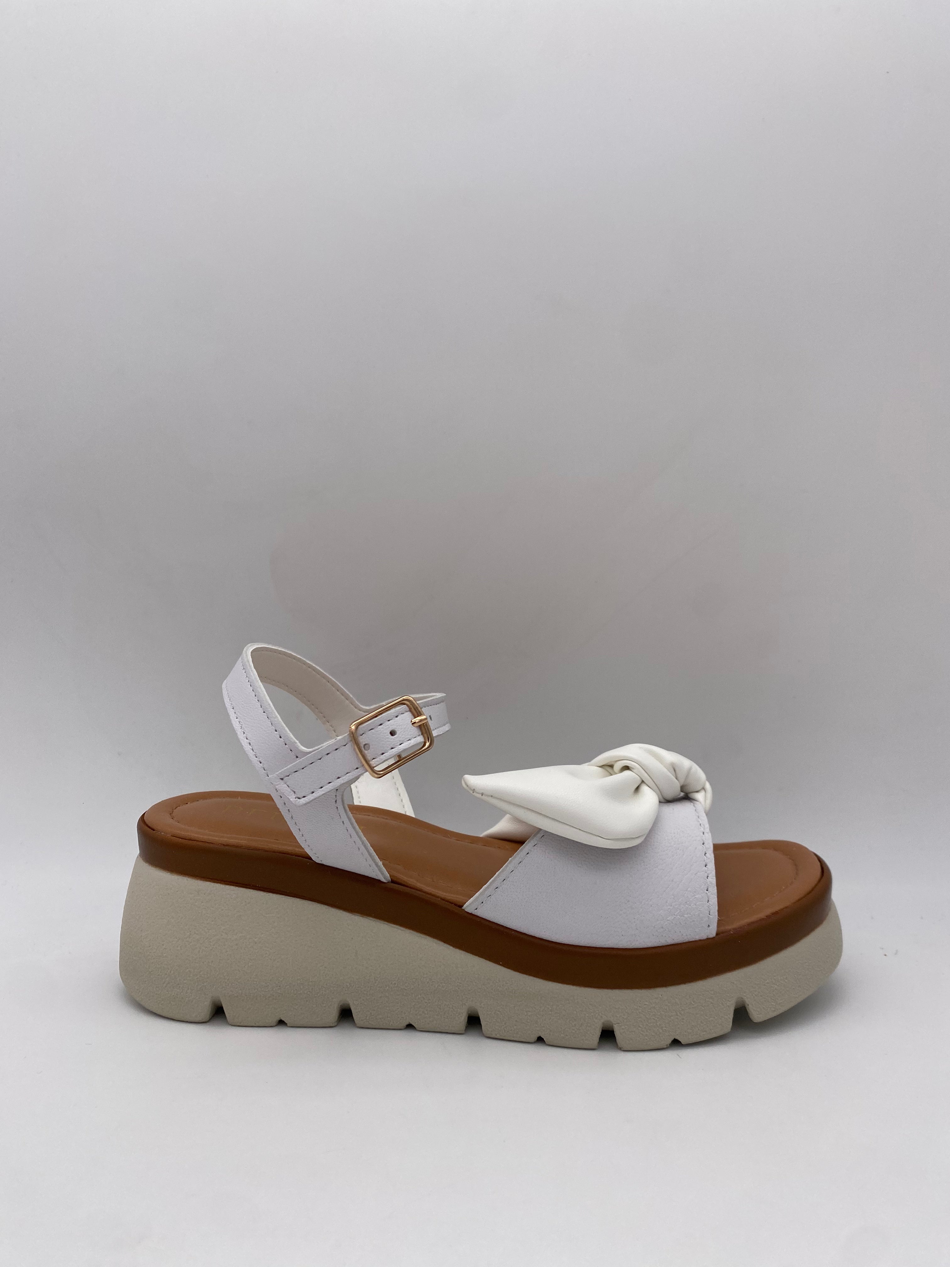 BELLINI - Sandali fiocco con zeppa - Donna