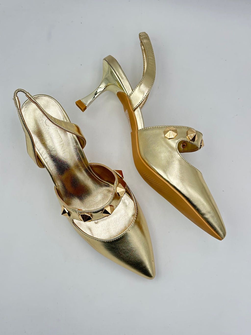 Gattinoni - Tacco Laminato Oro - Donna