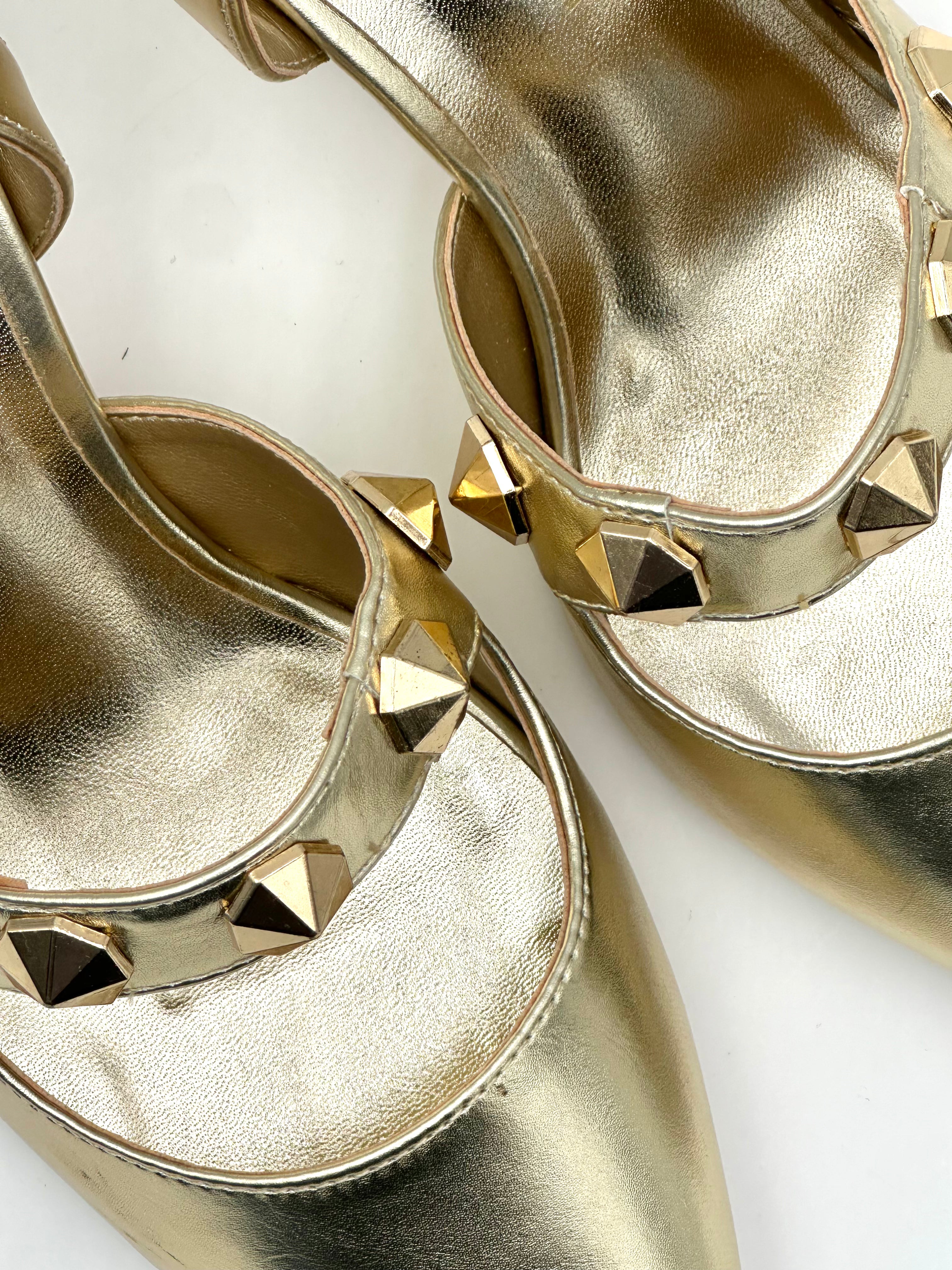 Gattinoni - Tacco Laminato Oro - Donna