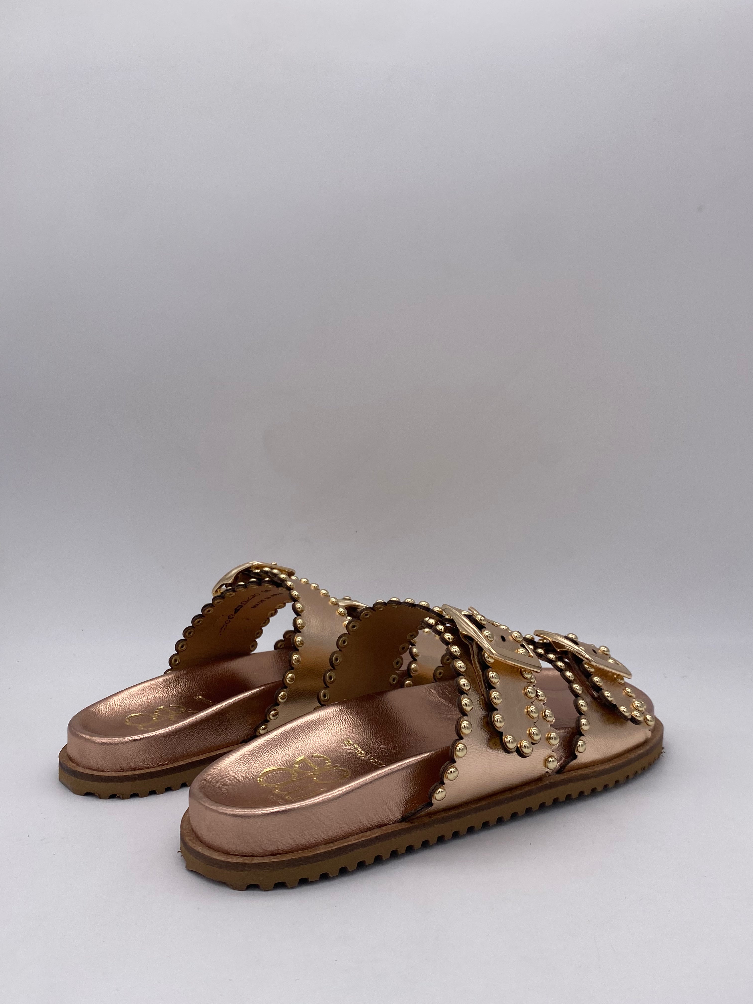 St. MODE - Sandali Laminati Rosa Gold - Donna