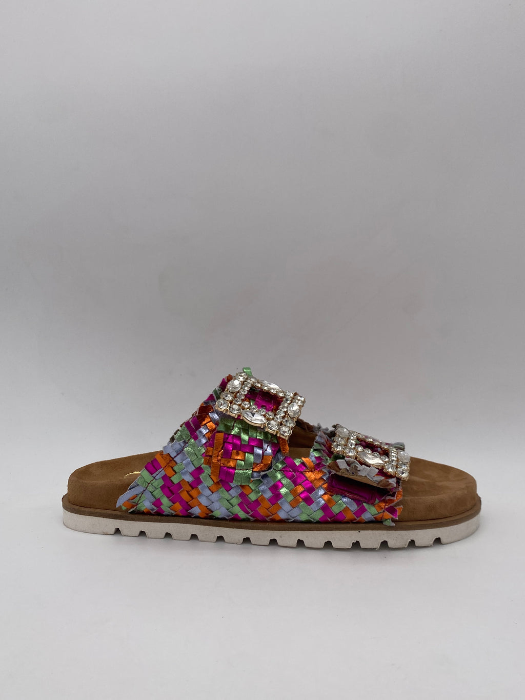 St. MODA - Sandali Laminati Oro - Donna
