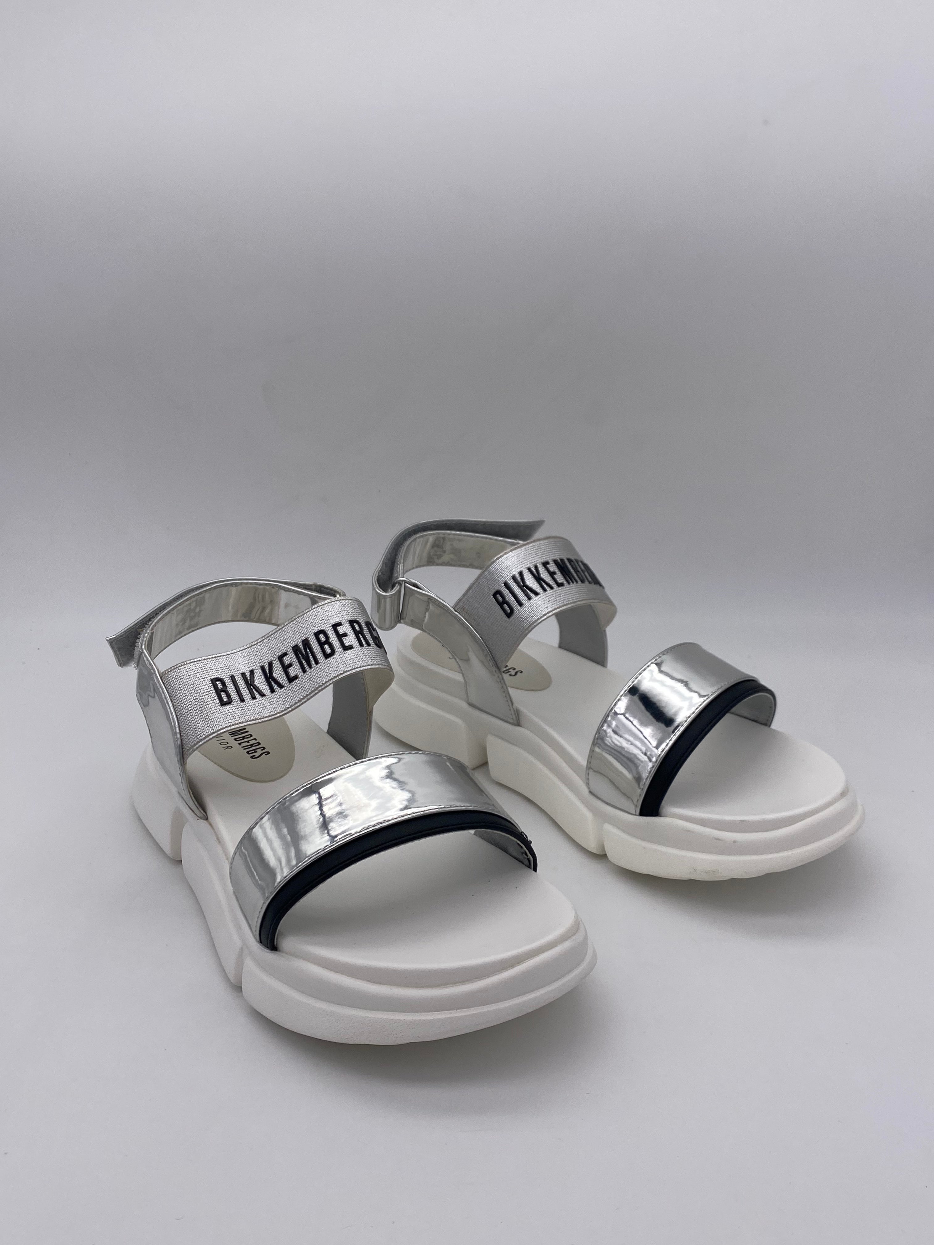 BIKKEMBERGS - Sandali Argento Bambino - K3A2