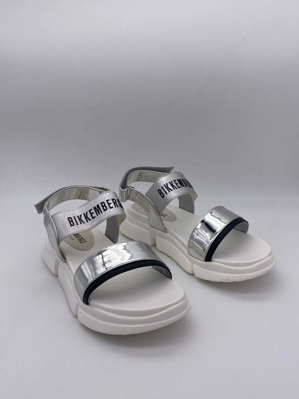 BIKKEMBERGS - Sandali Argento Bambino - K3A2