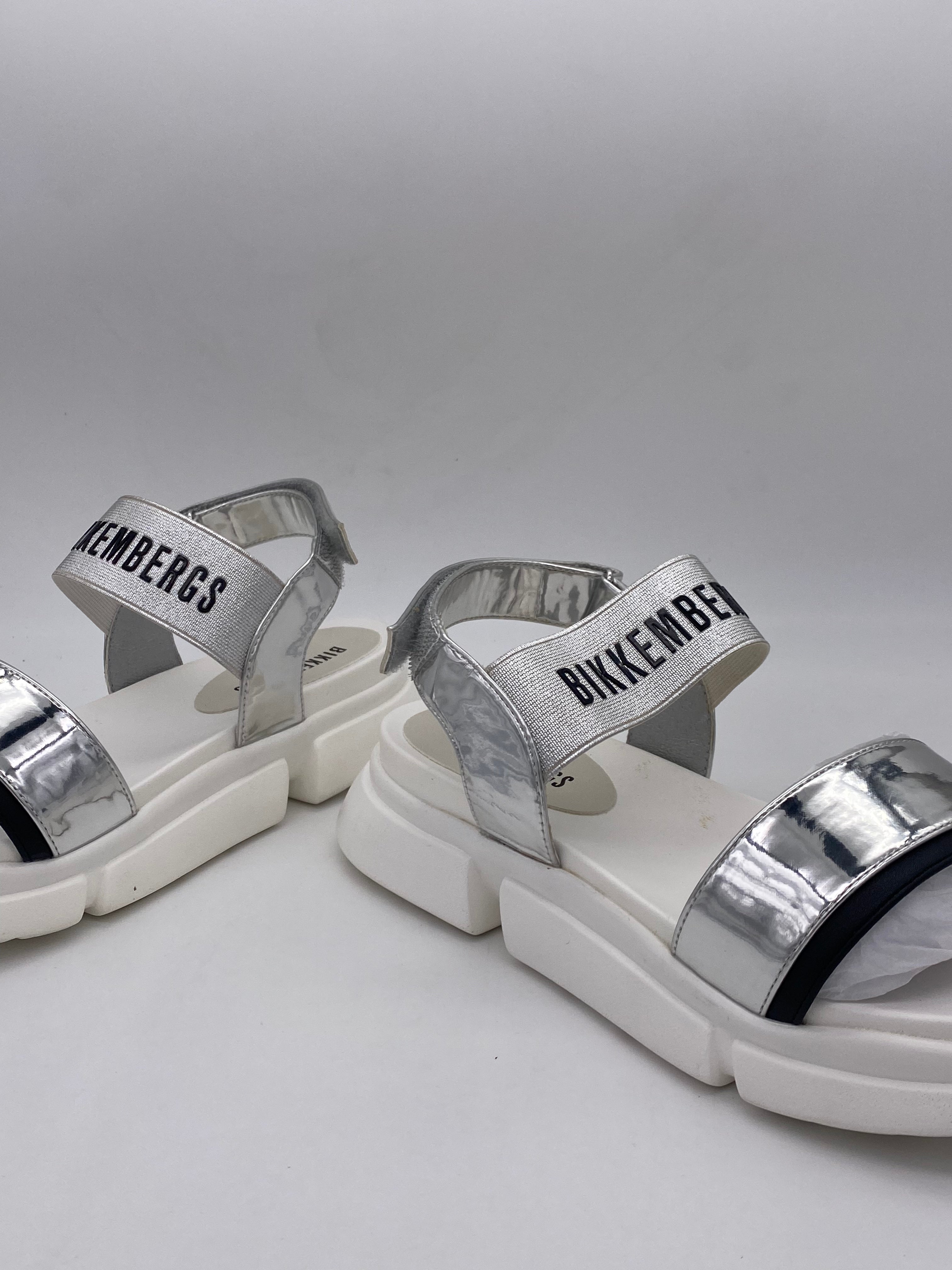 BIKKEMBERGS - Sandali Argento Bambino - K3A2