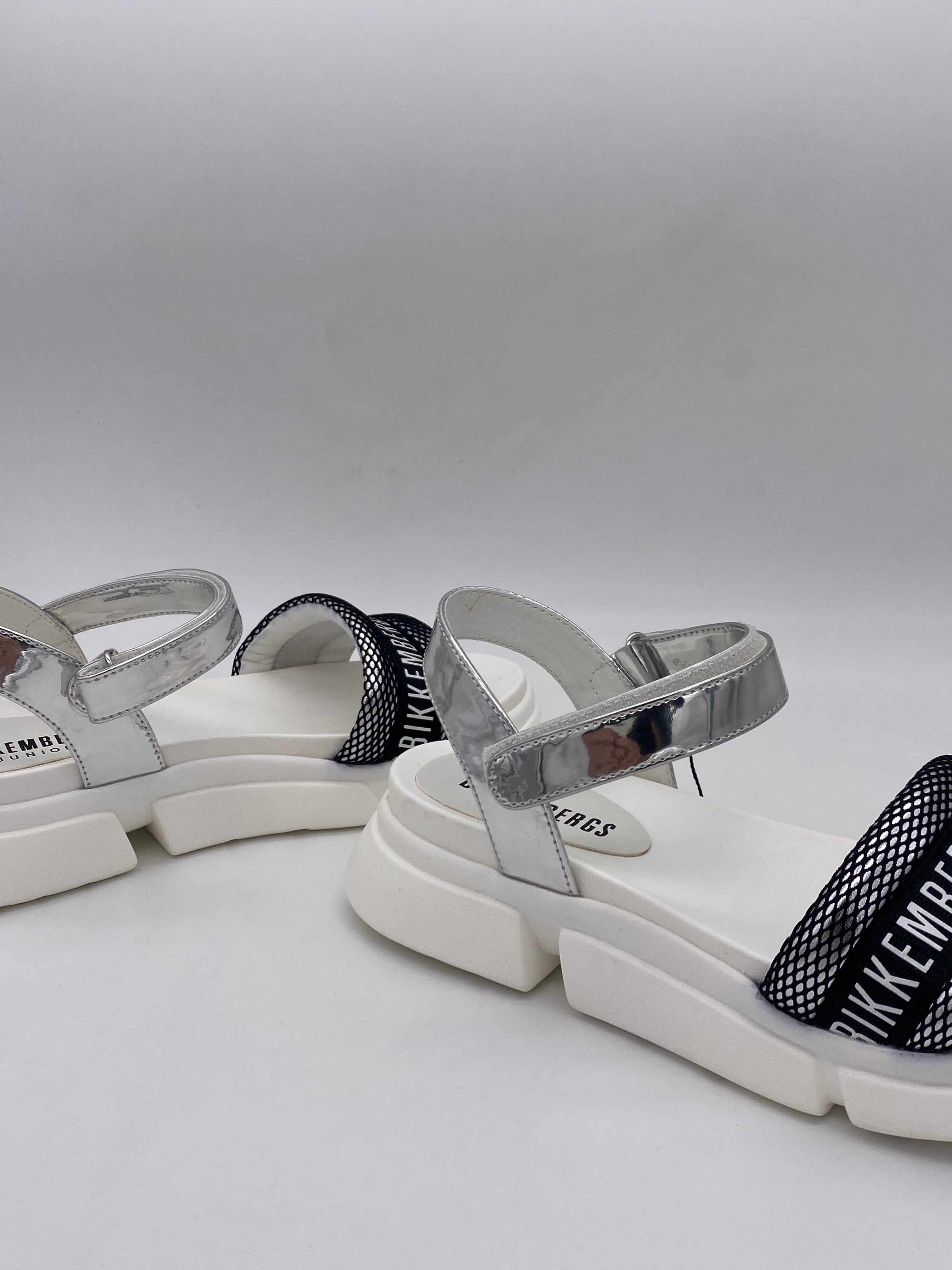 BIKKEMBERGS - Sandali Argento Bambino - K3A2