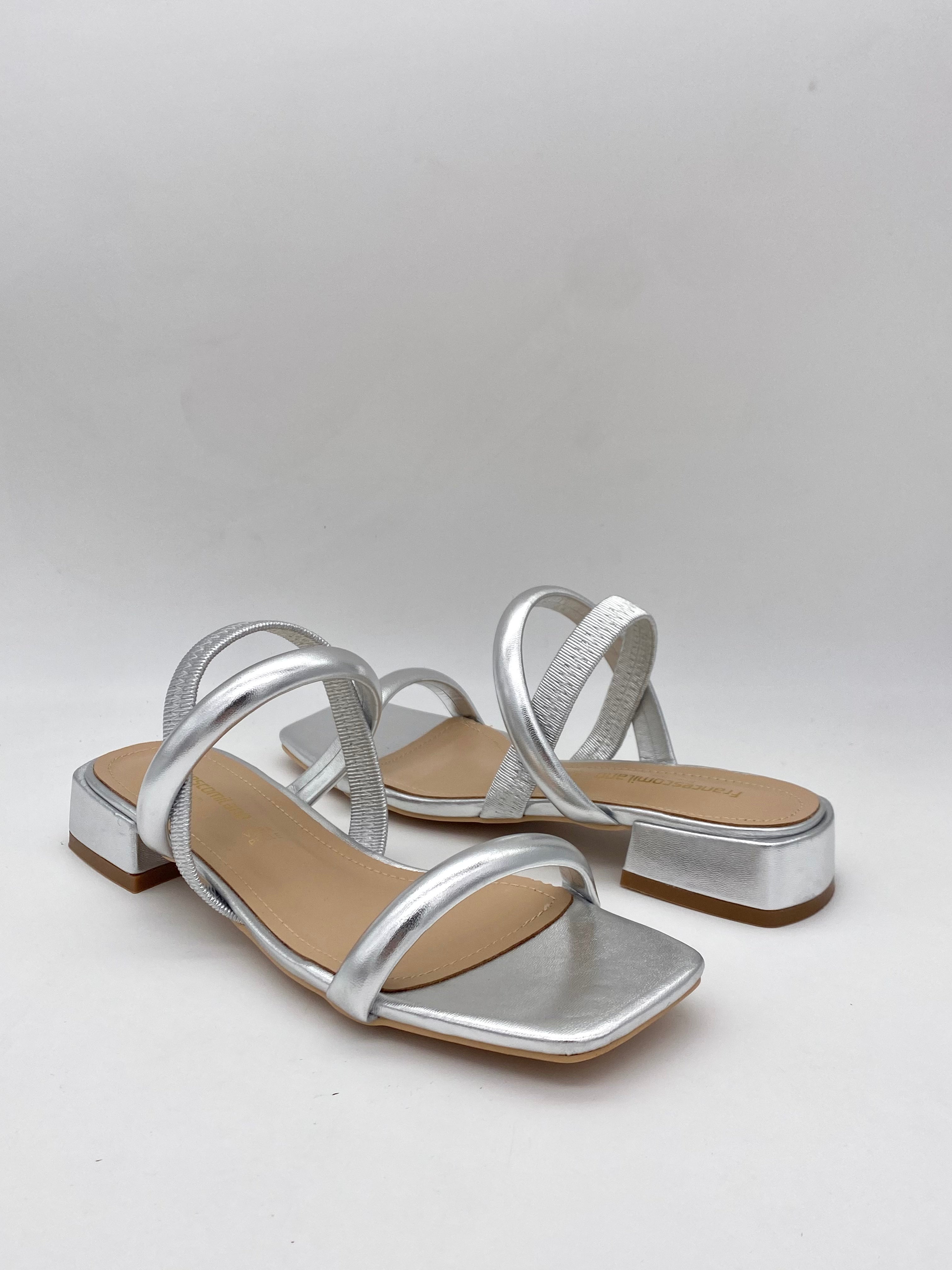 FRANCESCO MILANO - Sandali Bassi Laminati - Donna