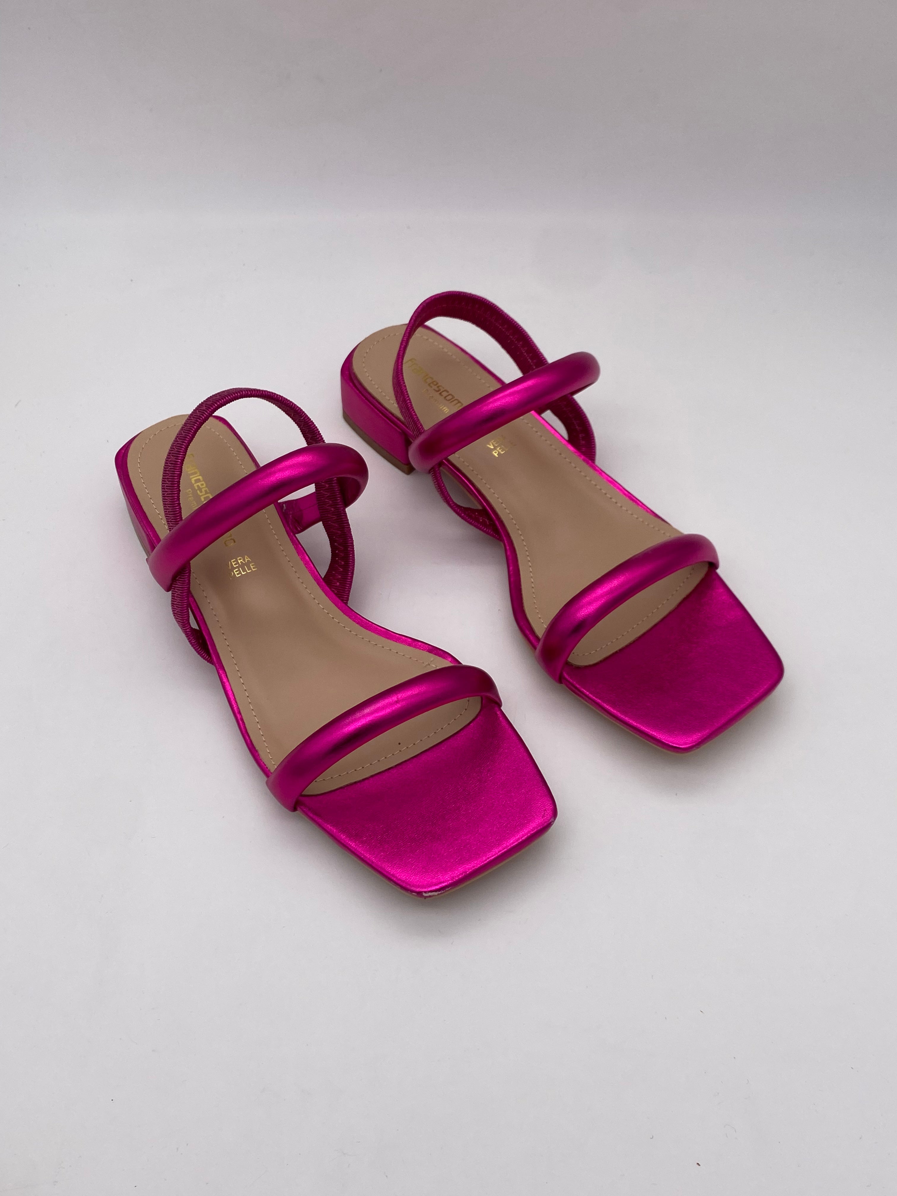 FRANCESCO MILANO - Sandali Bassi Laminati - Donna