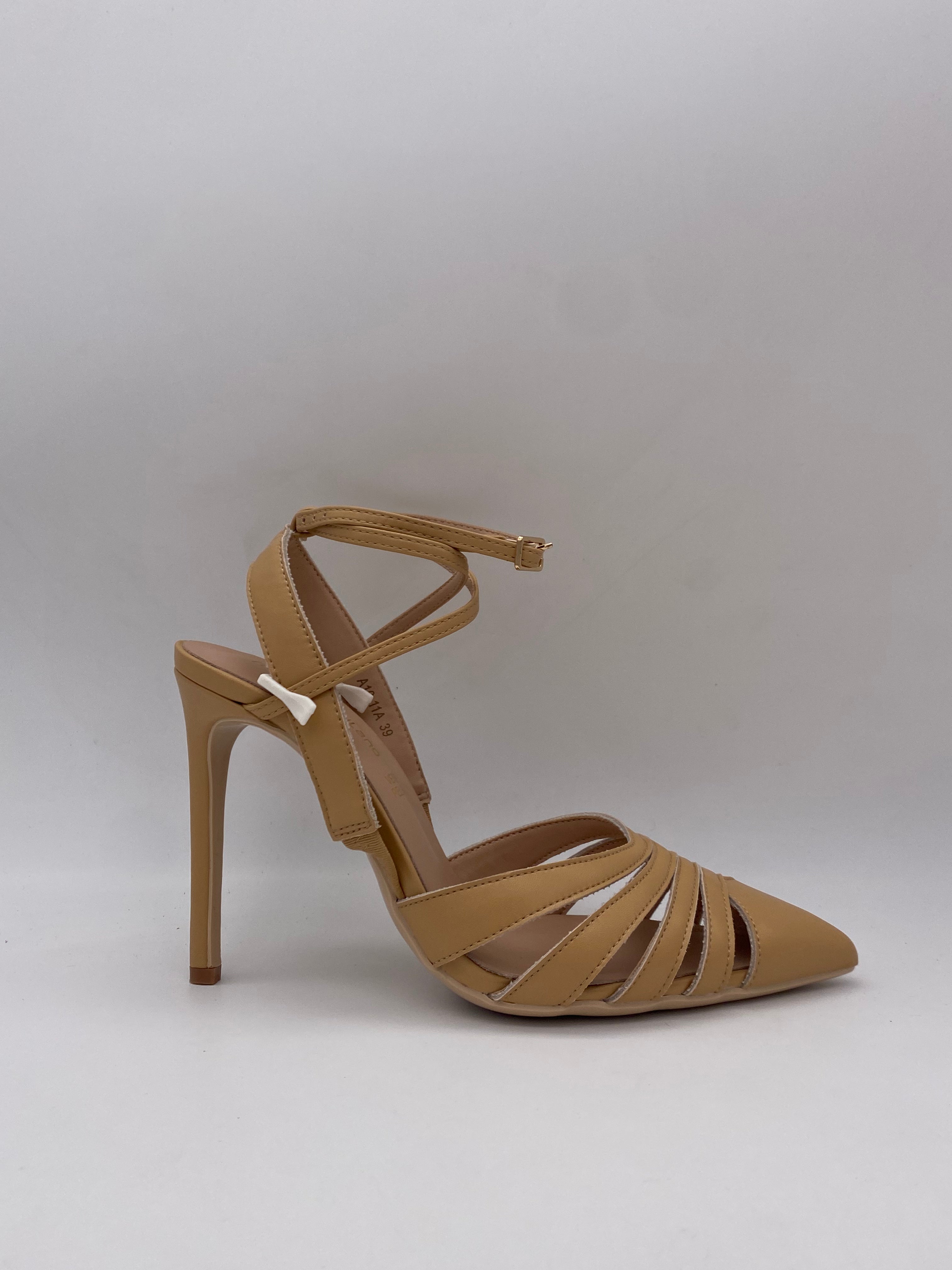 F.MILANO - Sandalo con tacco Beige - Donna