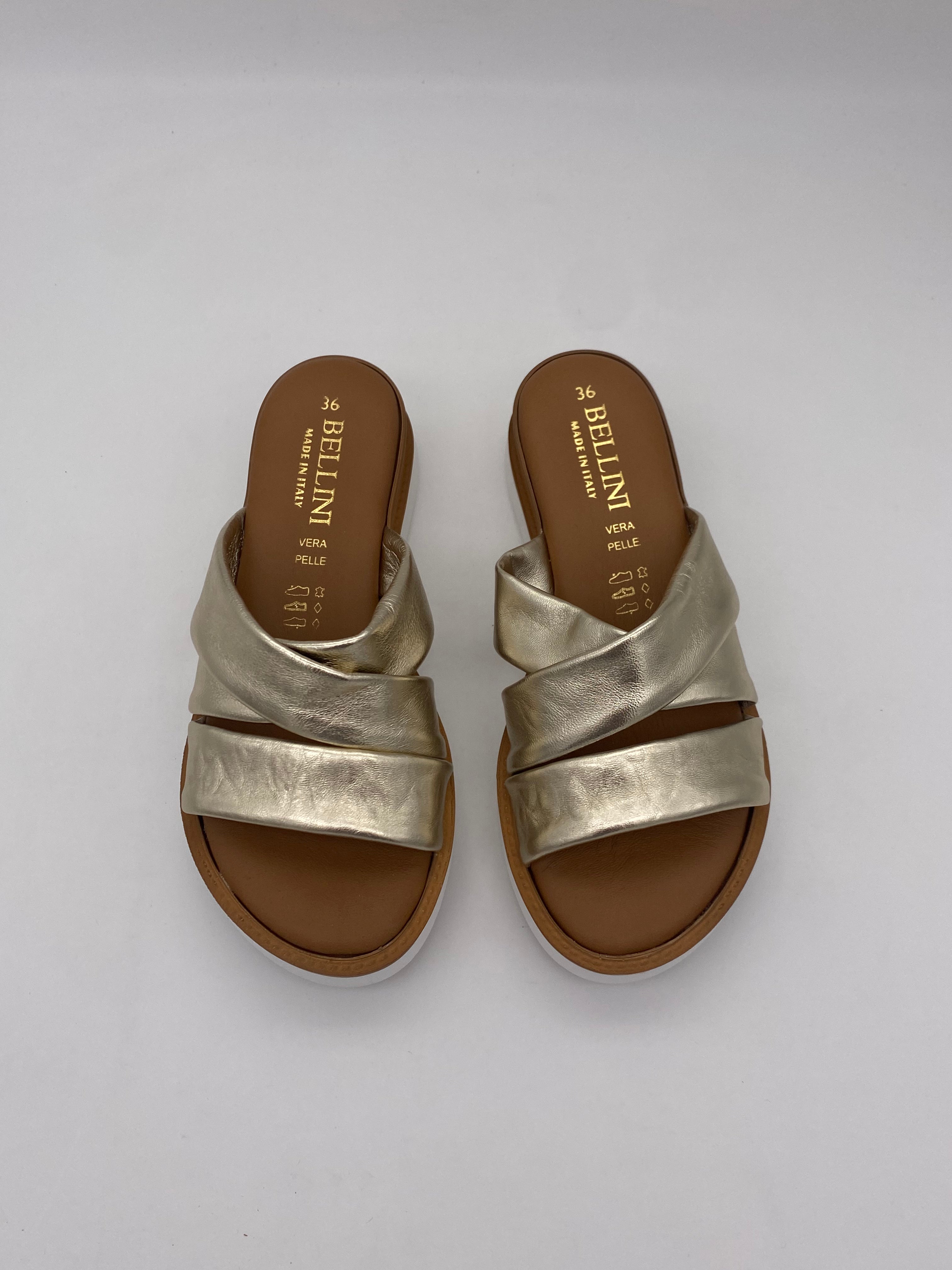 BELLINI - Pantofola Fascia in ecopelle - Donna